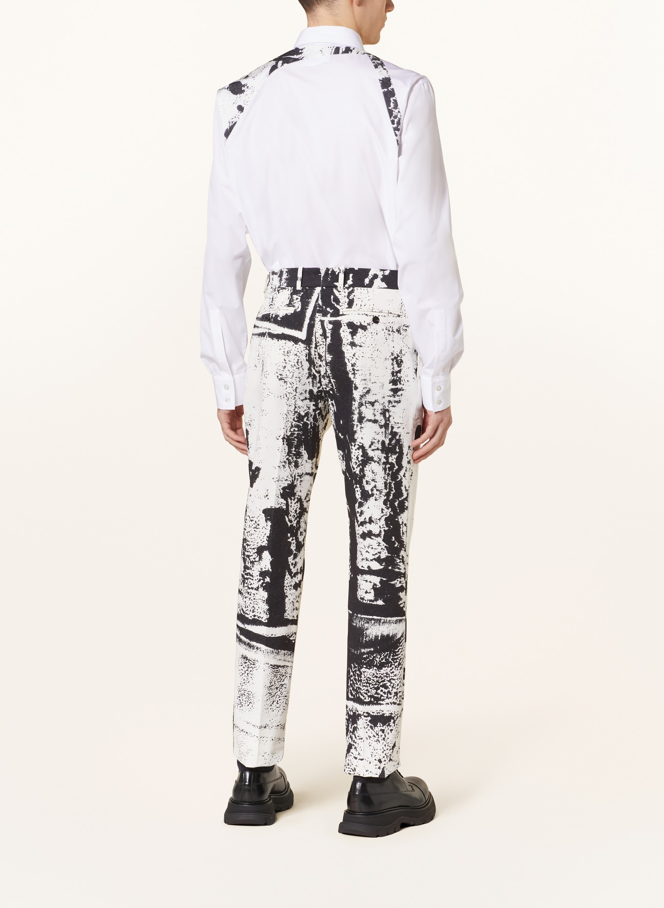 Alexander McQUEEN Shirt regular fit, Color: WHITE/ BLACK (Image 3)