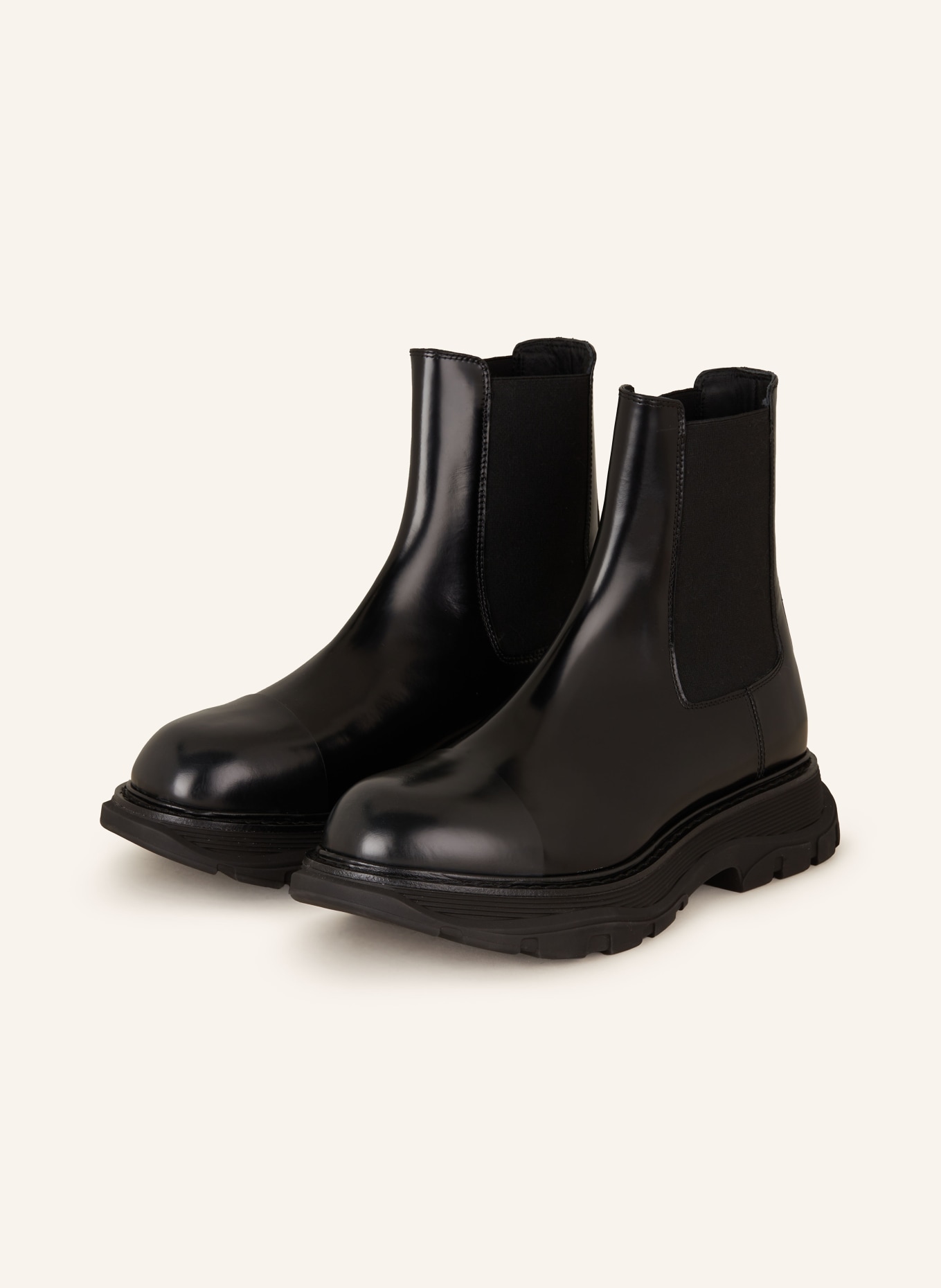 Alexander McQUEEN Chelsea boots, Color: BLACK (Image 1)