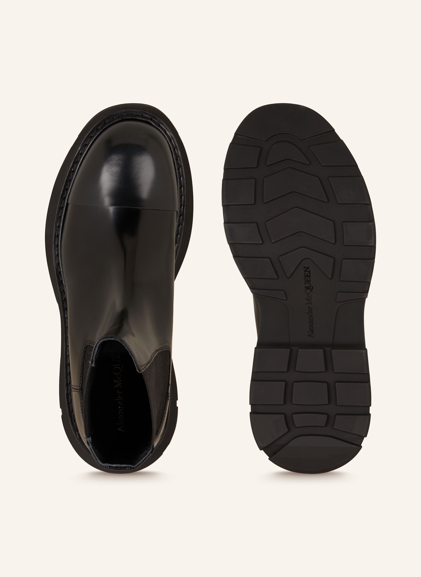 Alexander McQUEEN Chelsea boots, Color: BLACK (Image 5)