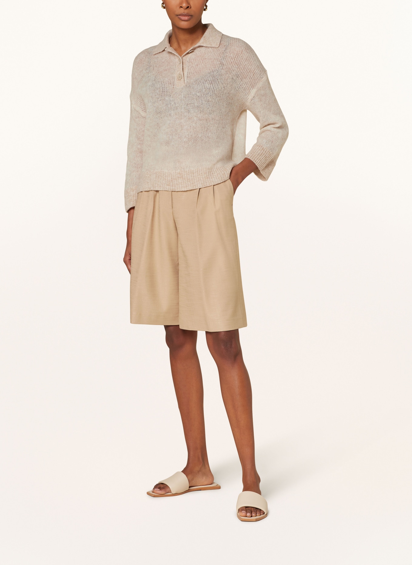 PESERICO Shorts, Color: BEIGE (Image 2)