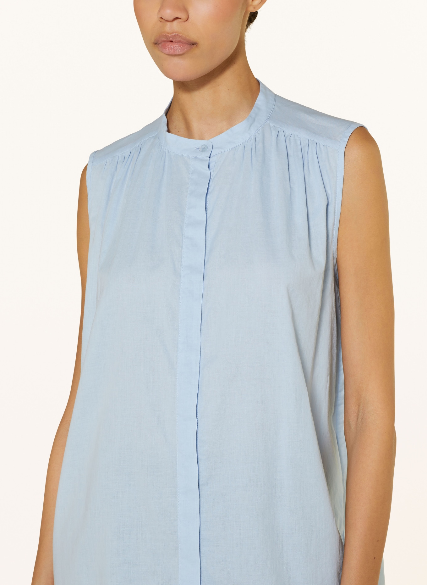 PESERICO Blouse top, Color: LIGHT BLUE (Image 4)