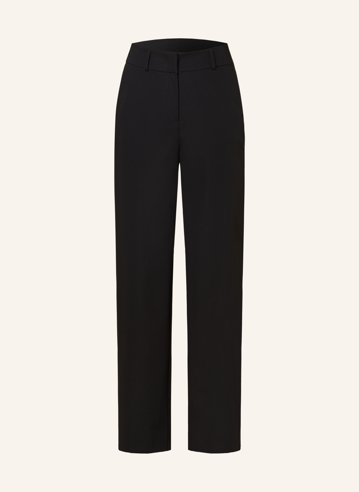 darling harbour Wide leg trousers, Color: BLACK (Image 1)