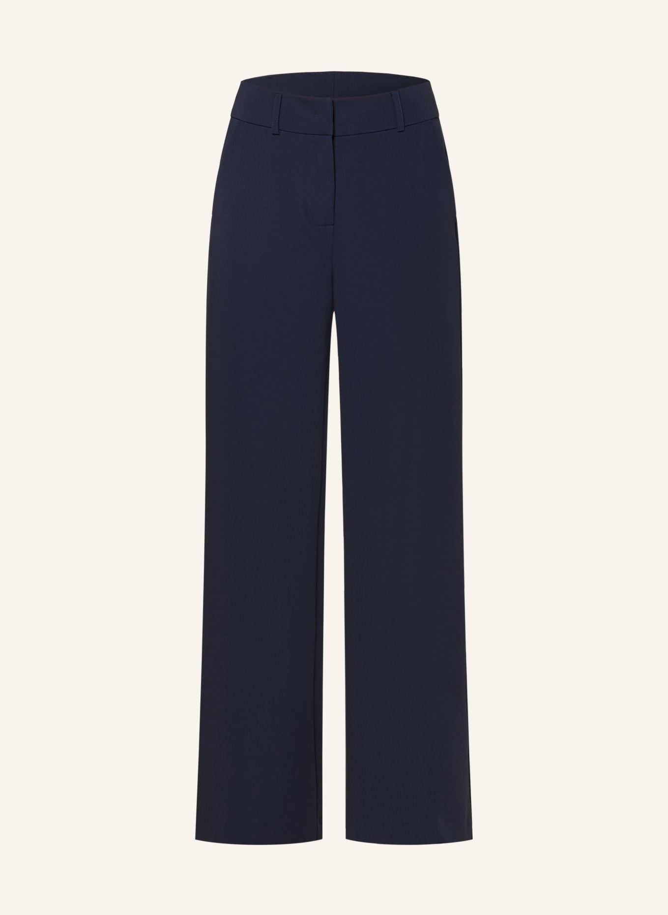 darling harbour Wide leg trousers, Color: DARK BLUE (Image 1)