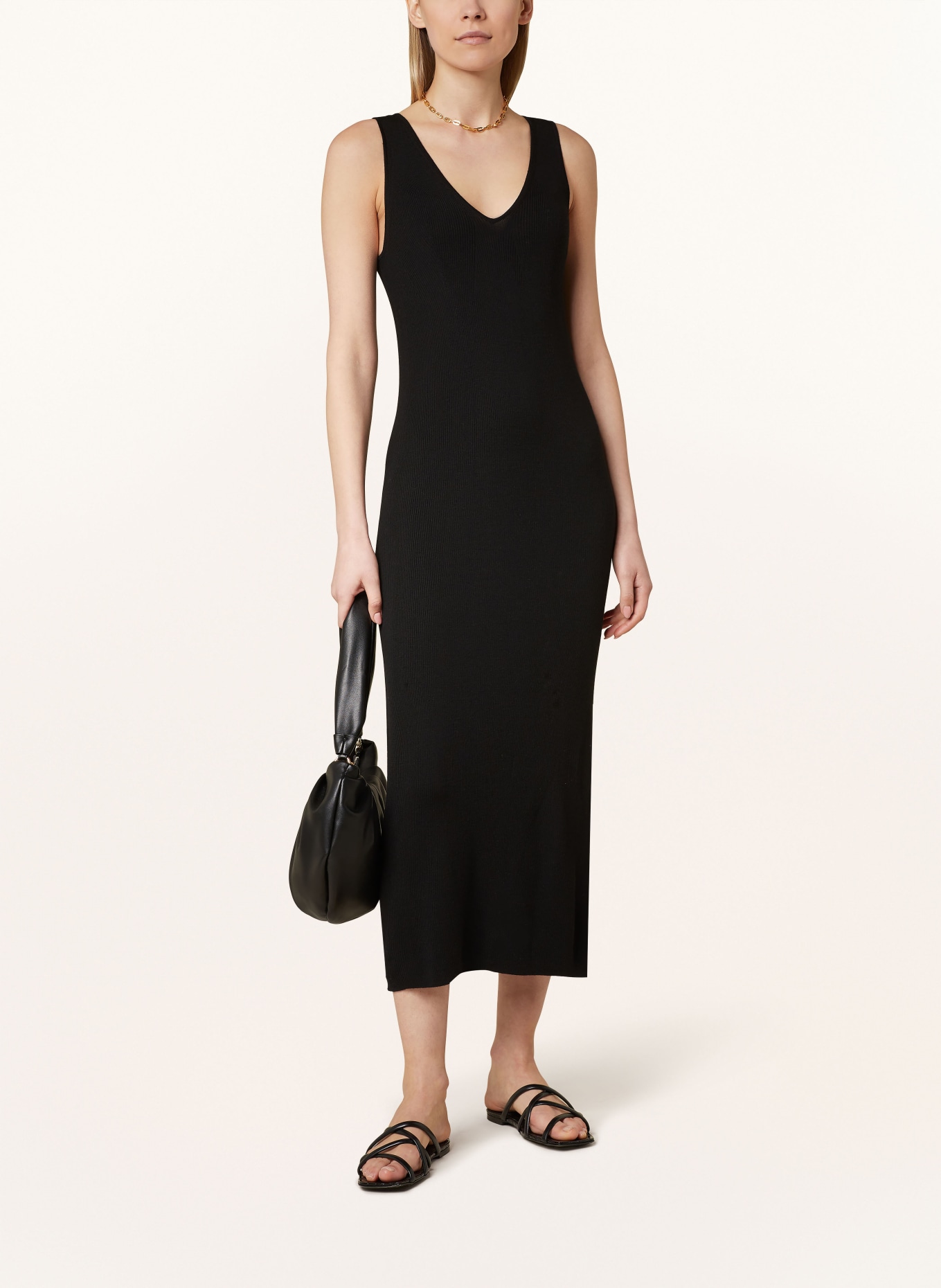 ALLUDE Knit dress, Color: BLACK (Image 2)