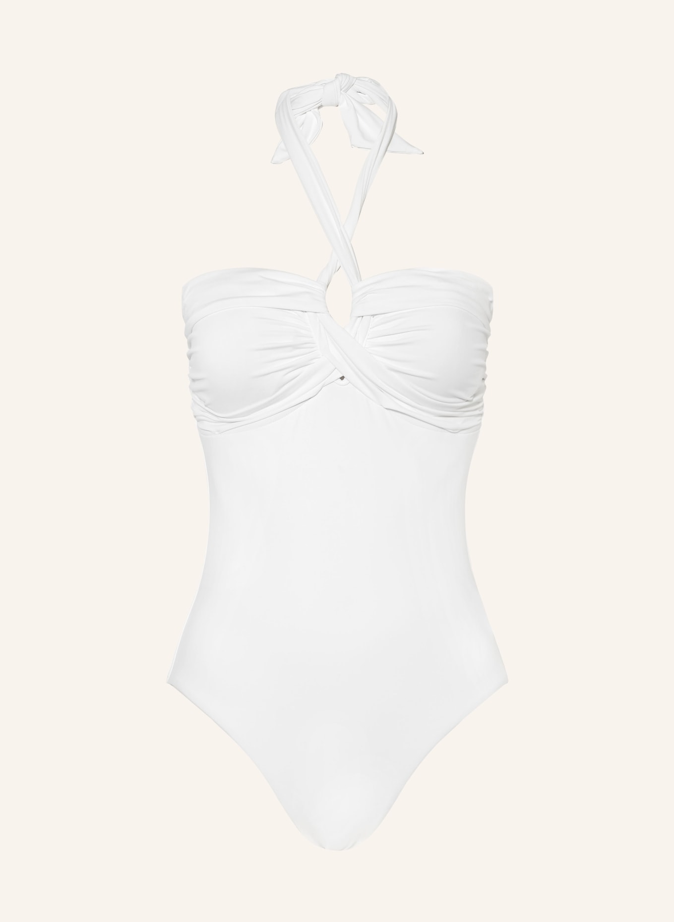SEAFOLLY Bandeau swimsuit SEAFOLLY COLLECTIVE, Color: WHITE (Image 1)