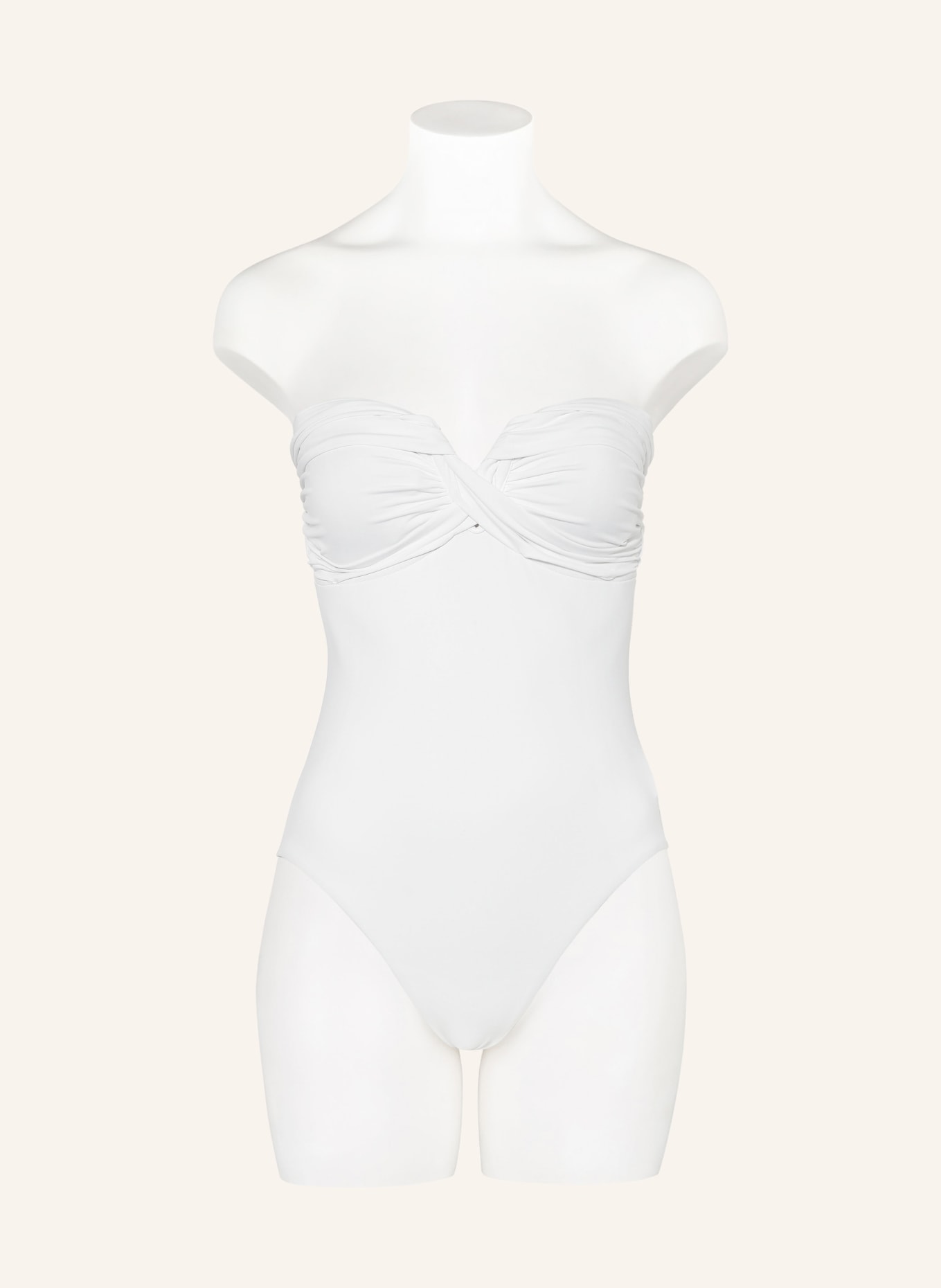 SEAFOLLY Bandeau swimsuit SEAFOLLY COLLECTIVE, Color: WHITE (Image 4)