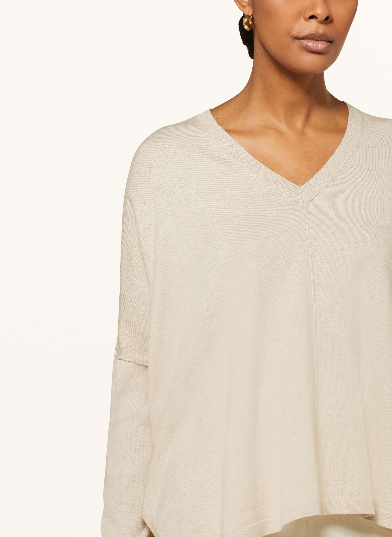 ALLUDE Sweater, Color: BEIGE (Image 4)