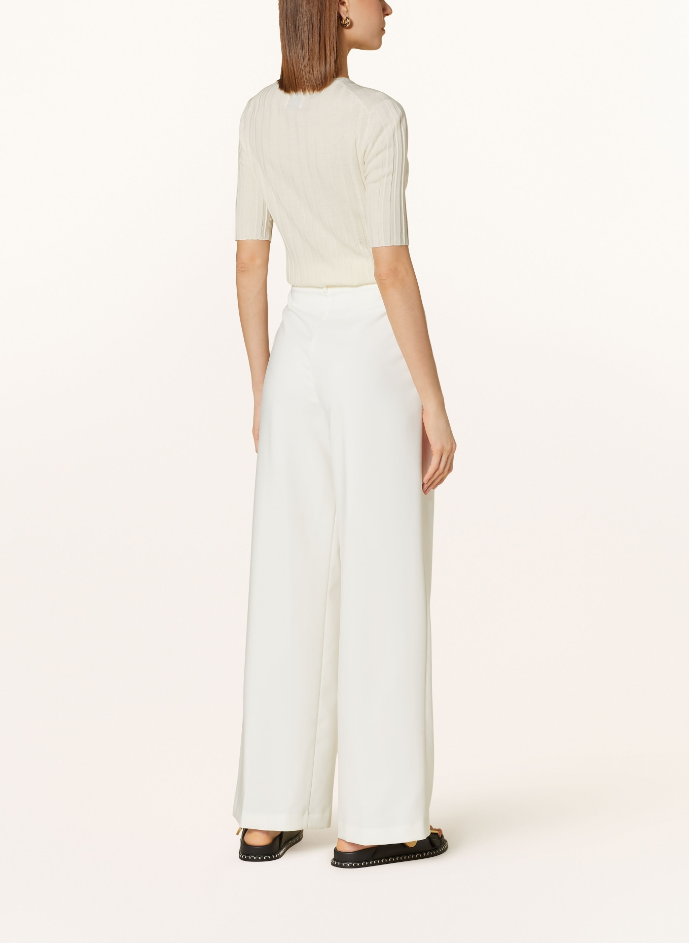 ALLUDE Knit shirt, Color: CREAM (Image 3)