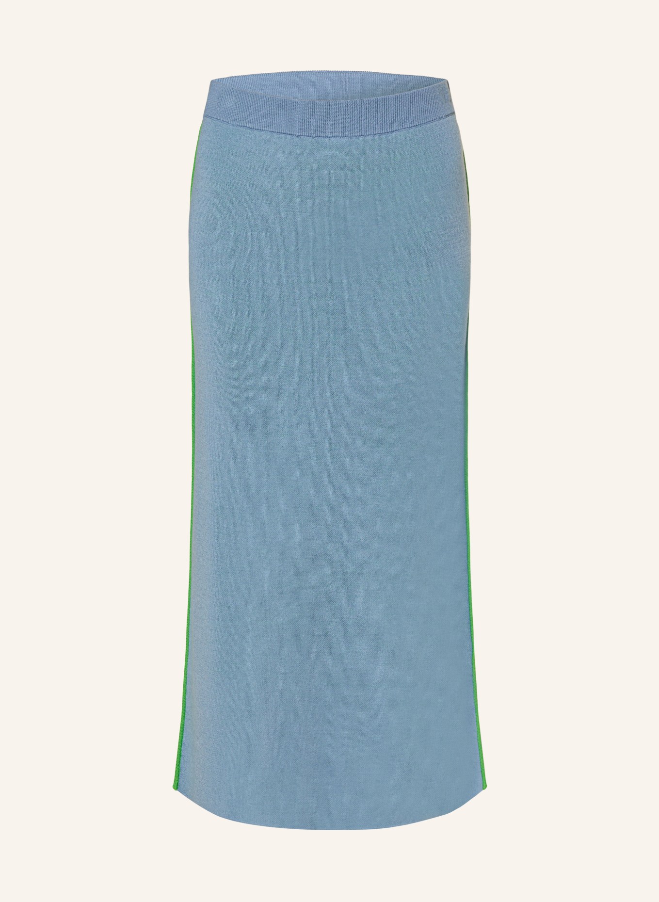 ESSENTIEL ANTWERP Knit skirt FOLDER, Color: BLUE GRAY (Image 1)