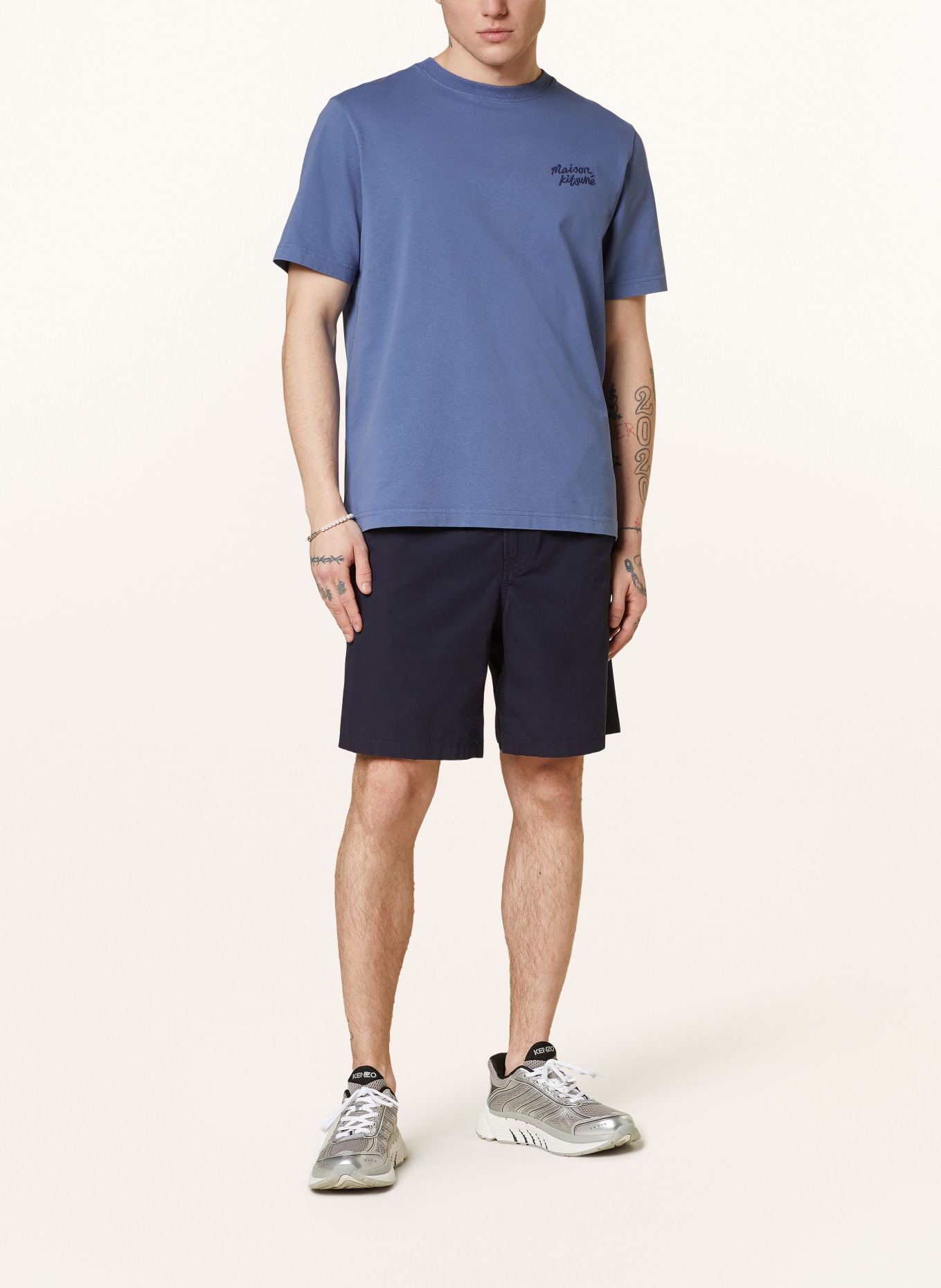MAISON KITSUNÉ T-shirt, Color: BLUE (Image 2)