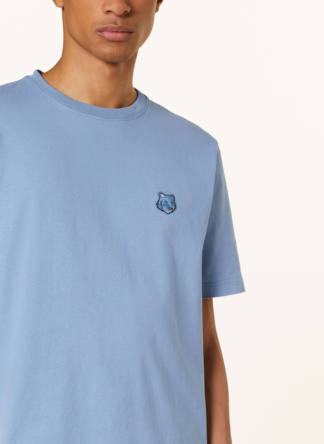 MAISON KITSUNÉ T-Shirt, Farbe: BLAU (Bild 4)