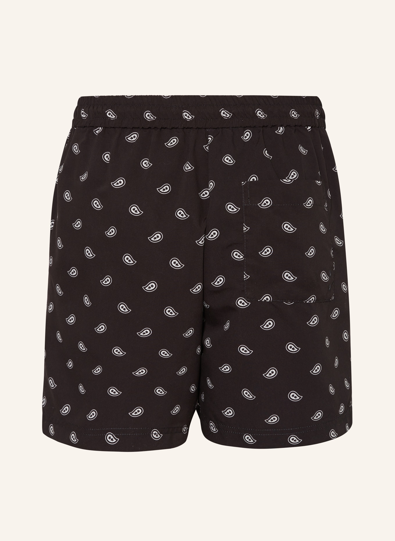 A.P.C. Swim shorts BOBBY, Color: BLACK/ WHITE (Image 2)