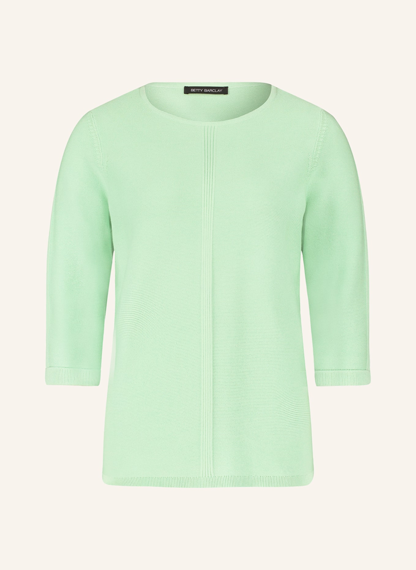 Betty Barclay Sweater with 3/4 sleeves, Color: LIGHT GREEN (Image 1)