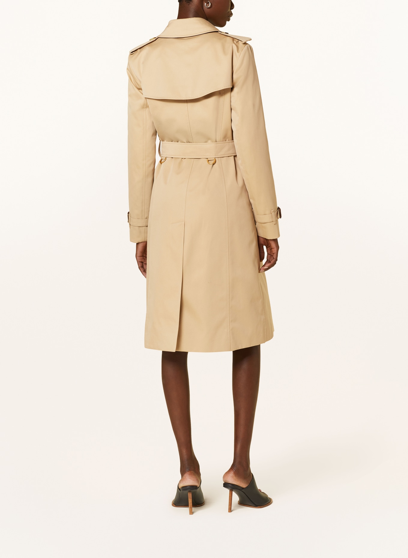 BURBERRY Trench coat, Color: LIGHT BROWN (Image 3)