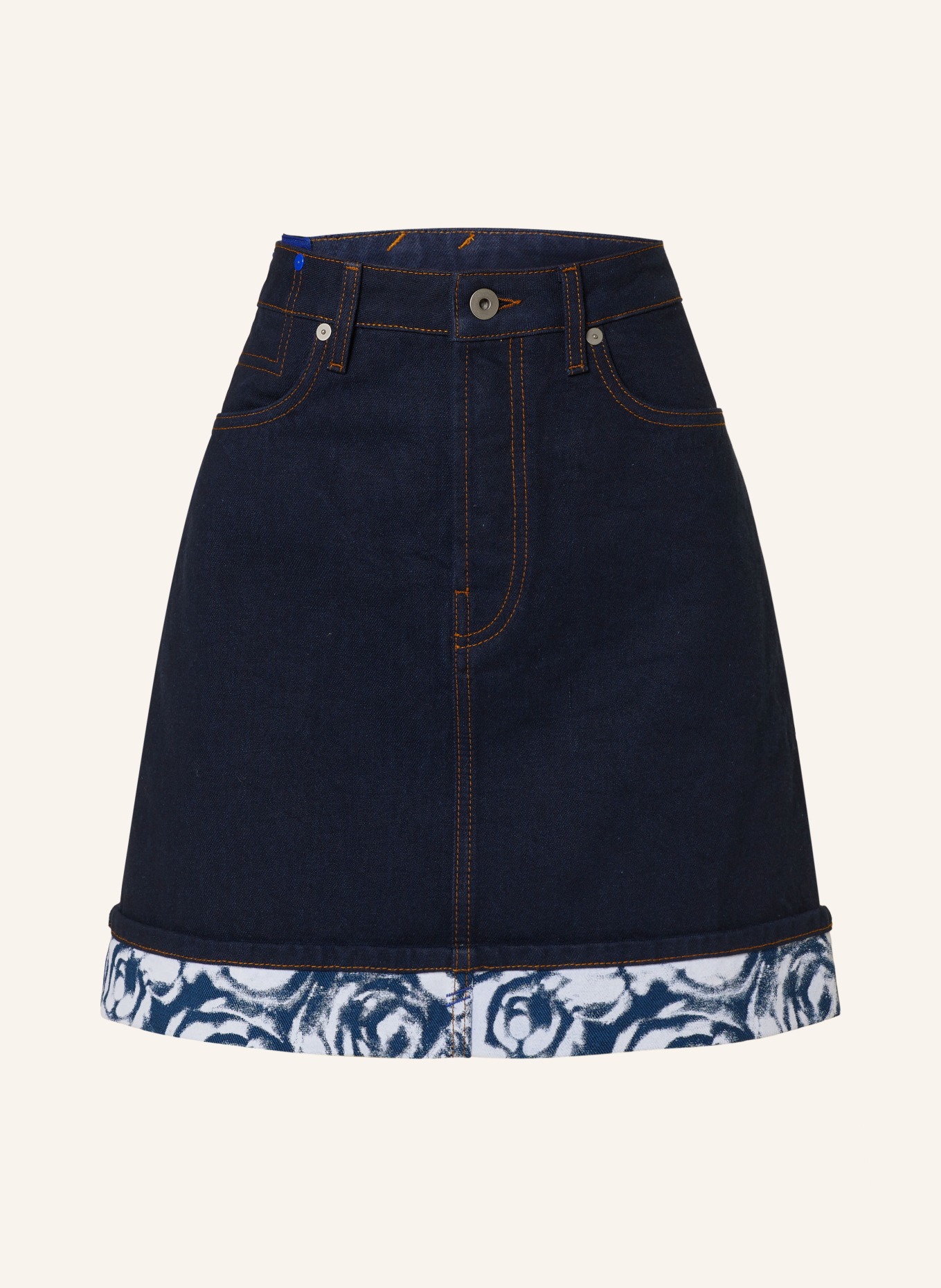 BURBERRY Spódnica jeansowa, Kolor: A1503 INDIGO BLUE (Obrazek 1)