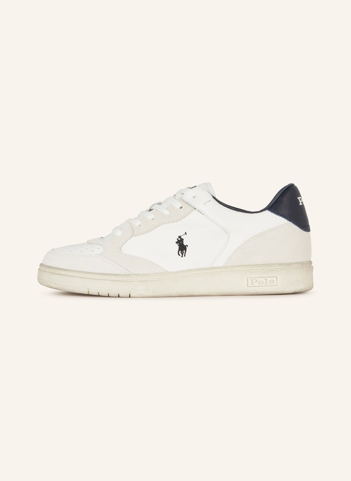 POLO RALPH LAUREN Sneakers, Color: WHITE/ CREAM/ BLUE (Image 4)