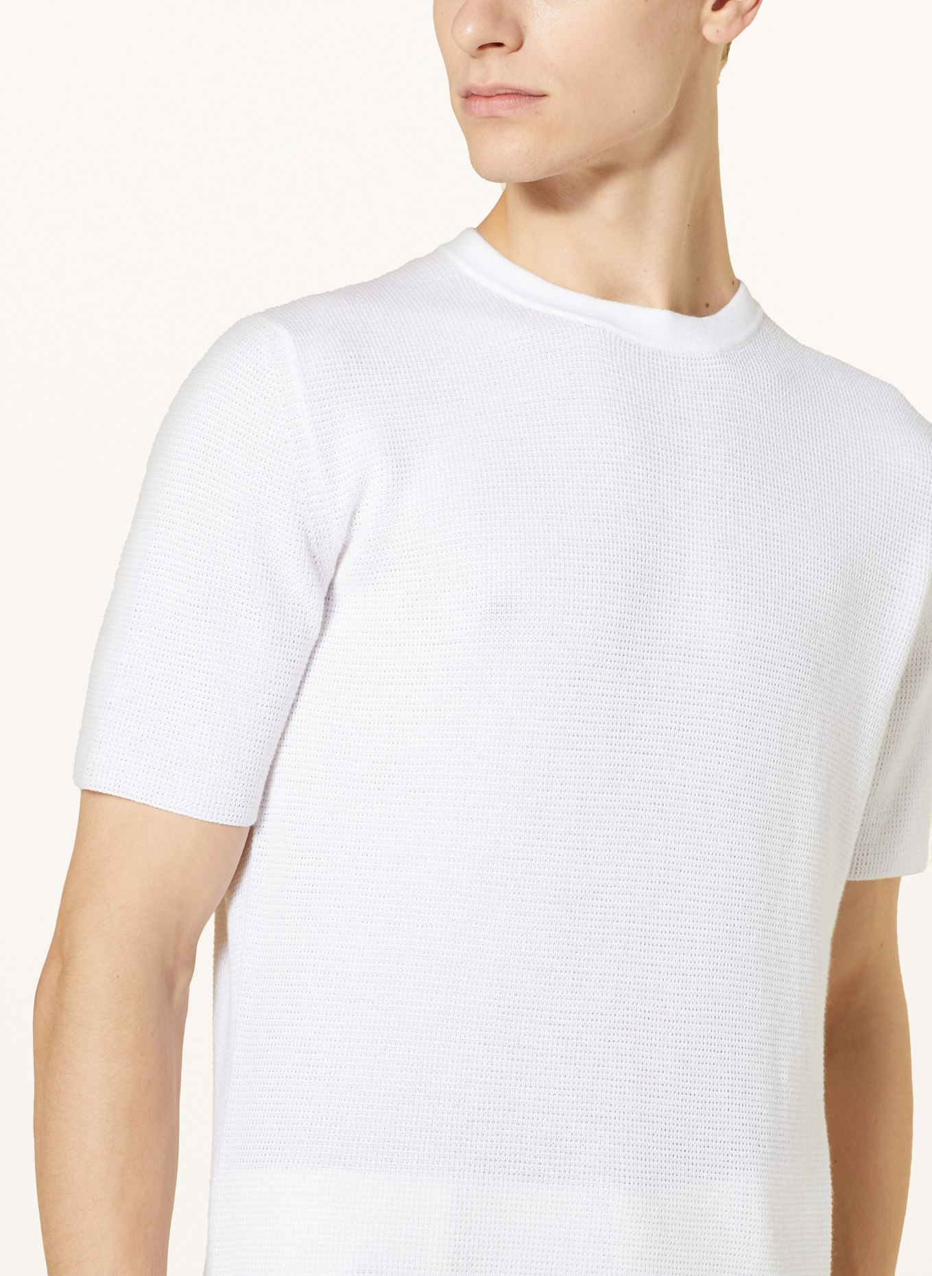 IRIS von ARNIM Knit shirt PINO, Color: WHITE (Image 4)