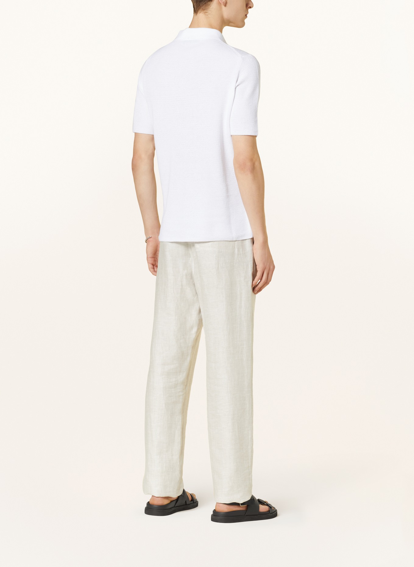 IRIS von ARNIM Knitted polo shirt PASQUAL, Color: WHITE (Image 3)