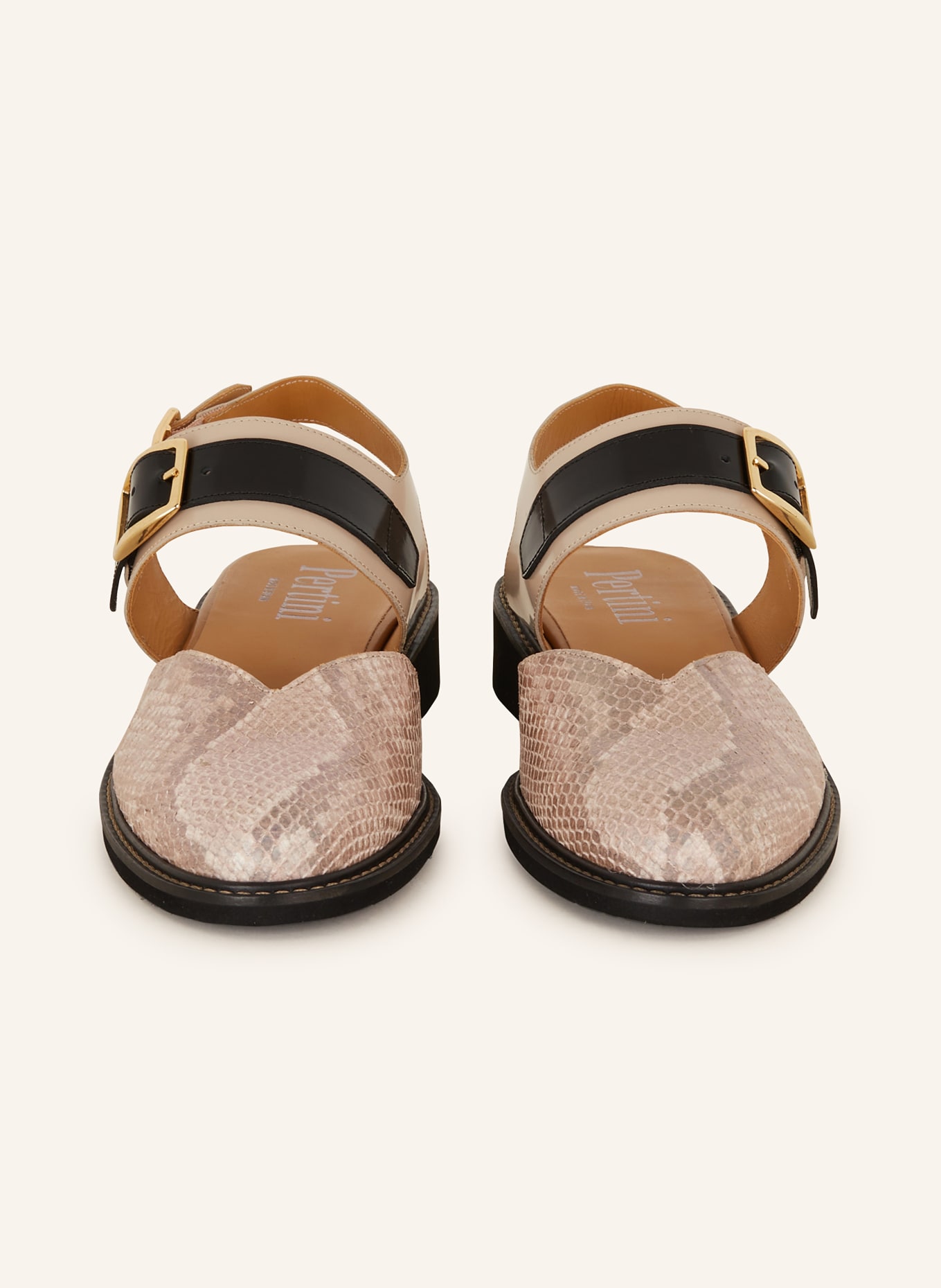 Pertini Sandals, Color: BLACK/ ROSE (Image 3)