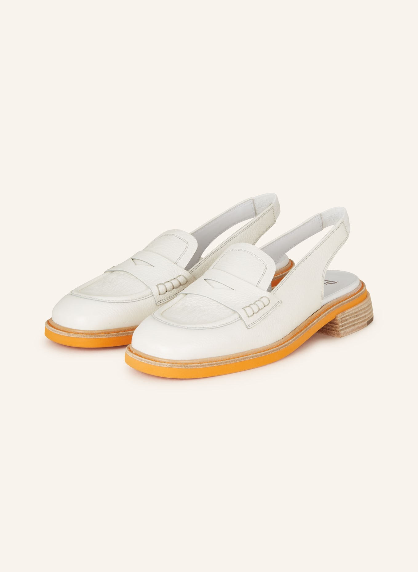 Pertini Penny loafers, Color: WHITE (Image 1)