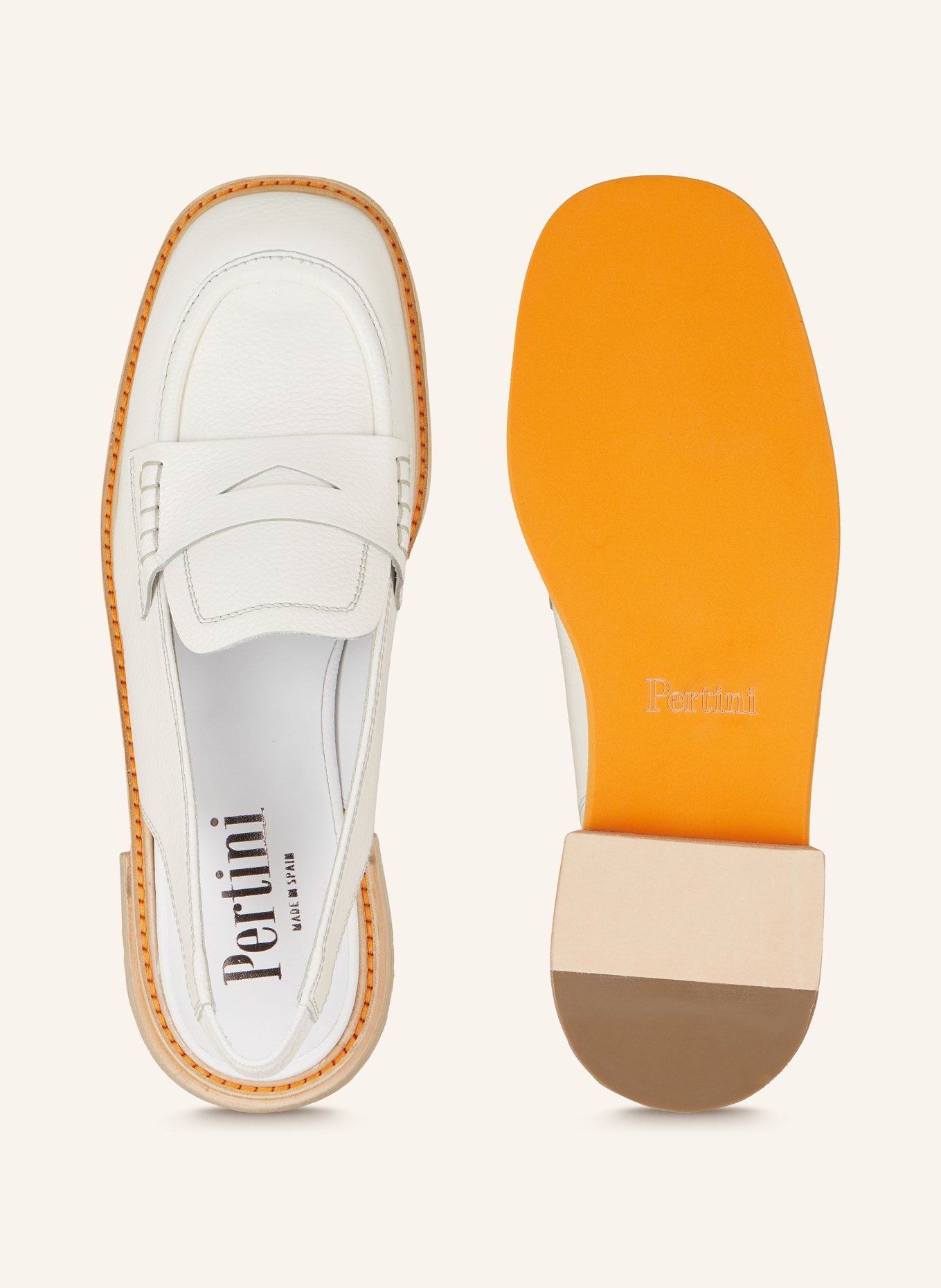 Pertini Penny loafers, Color: WHITE (Image 5)