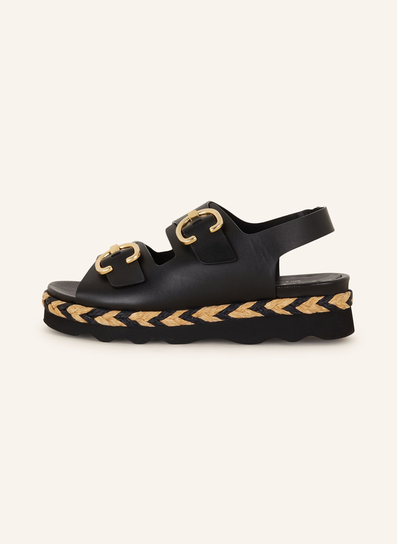 Pertini Platform sandals, Color: BLACK (Image 4)