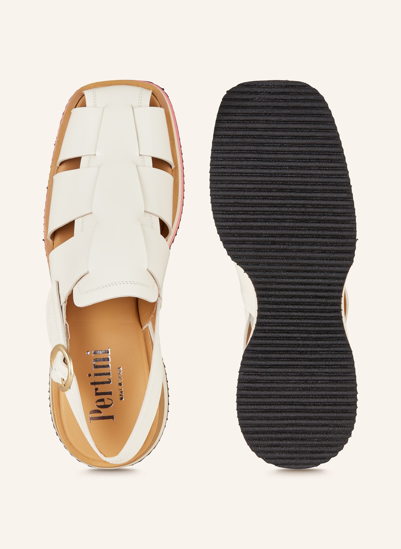 Pertini Platform sandals, Color: CREAM (Image 5)