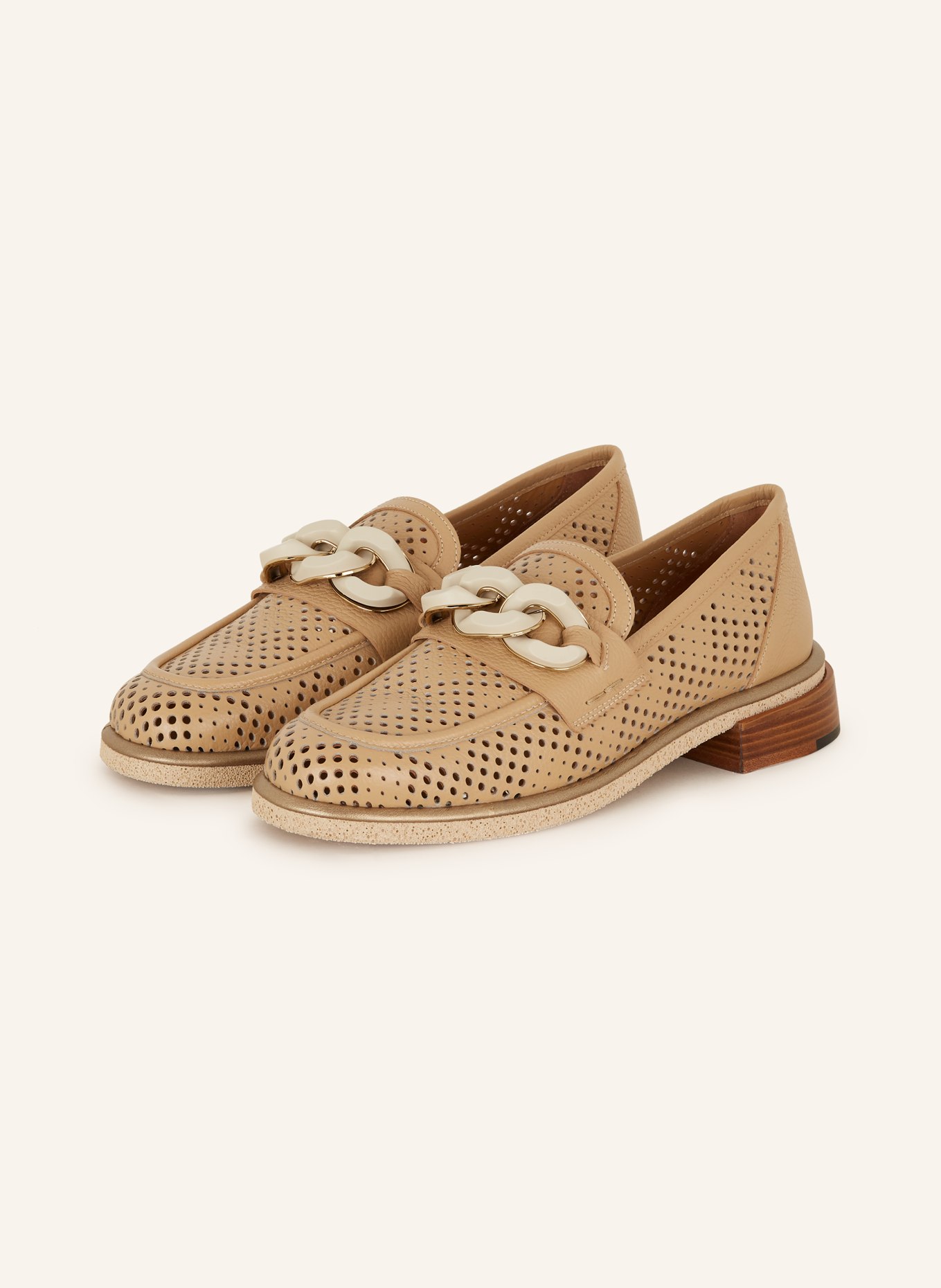 Pertini Loafers, Color: BEIGE (Image 1)