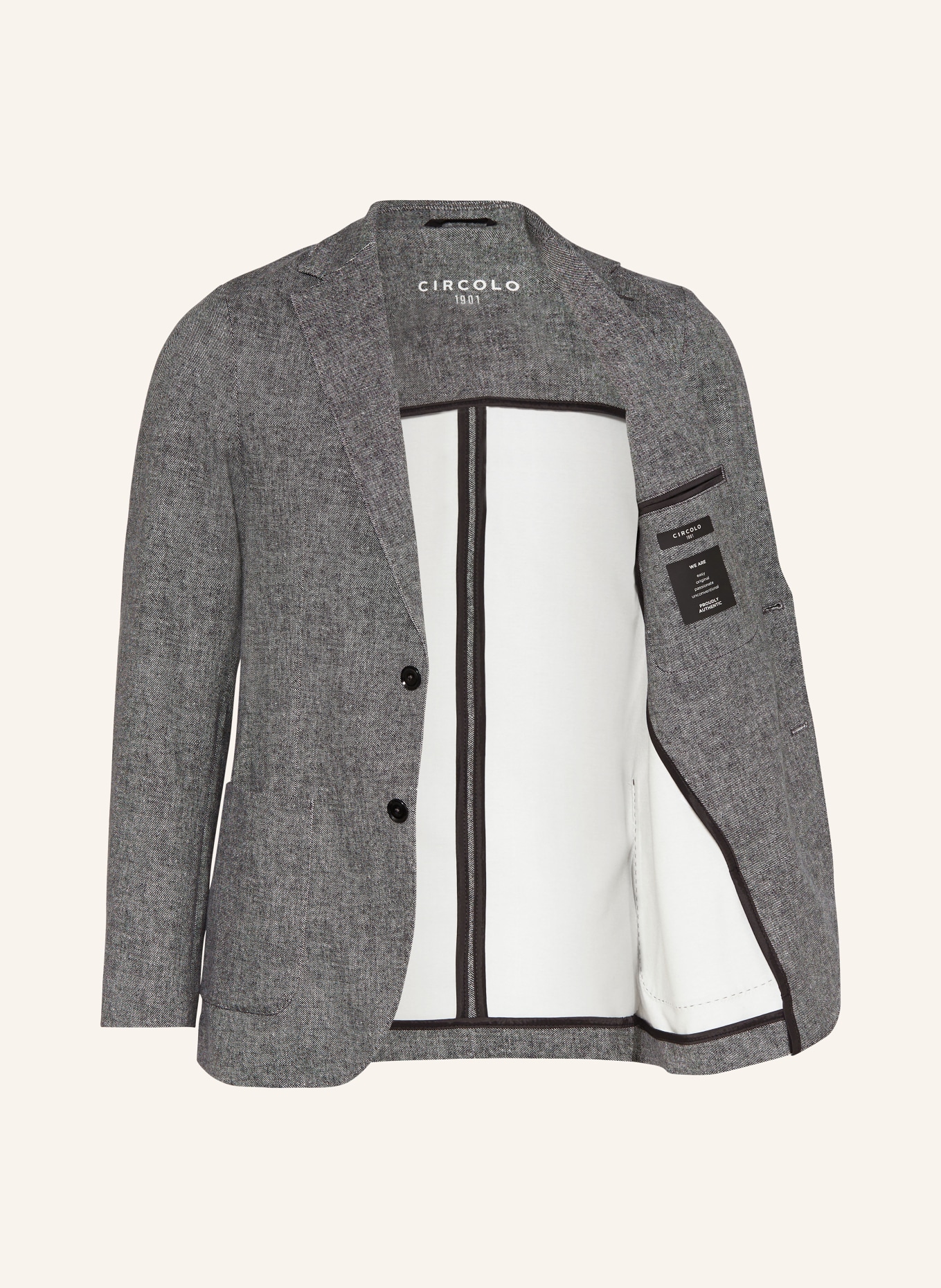 CIRCOLO 1901 Suit jacket extra slim fit, Color: NERO NERO (Image 4)