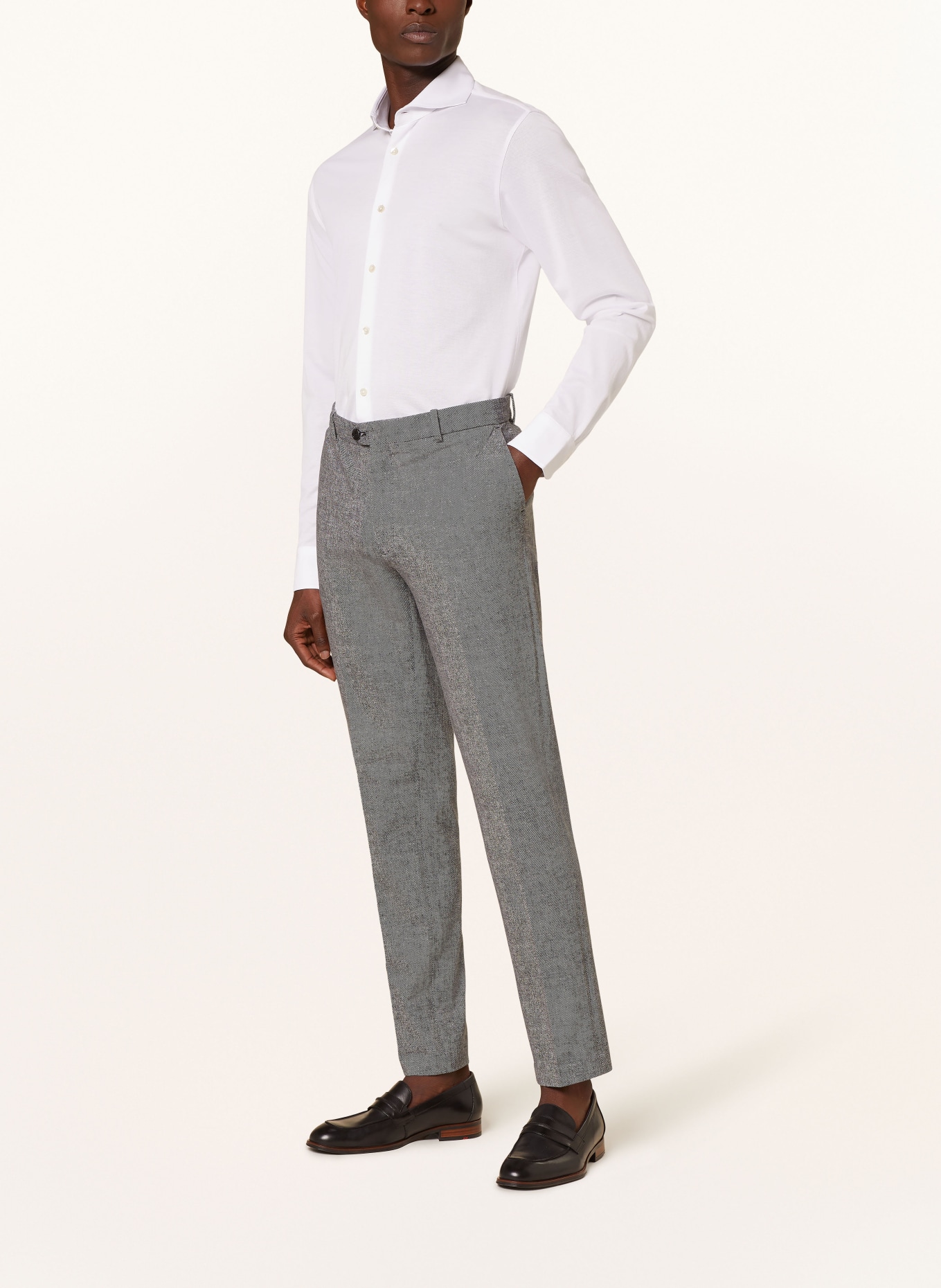 CIRCOLO 1901 Spodnie garniturowe slim fit, Kolor: NERO NERO (Obrazek 3)