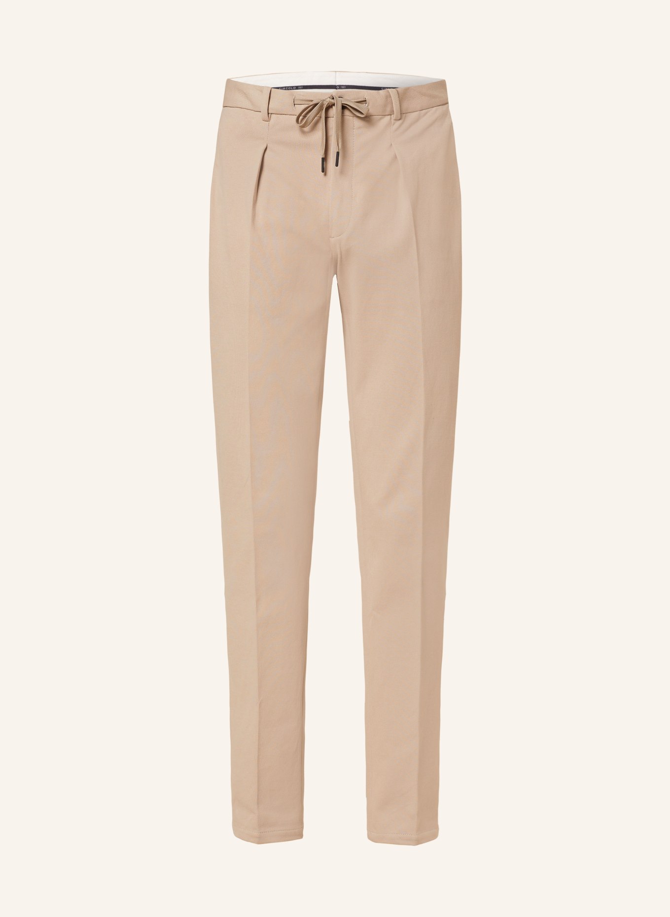 CIRCOLO 1901 Chinos in jogger style slim fit, Color: LIGHT BROWN (Image 1)