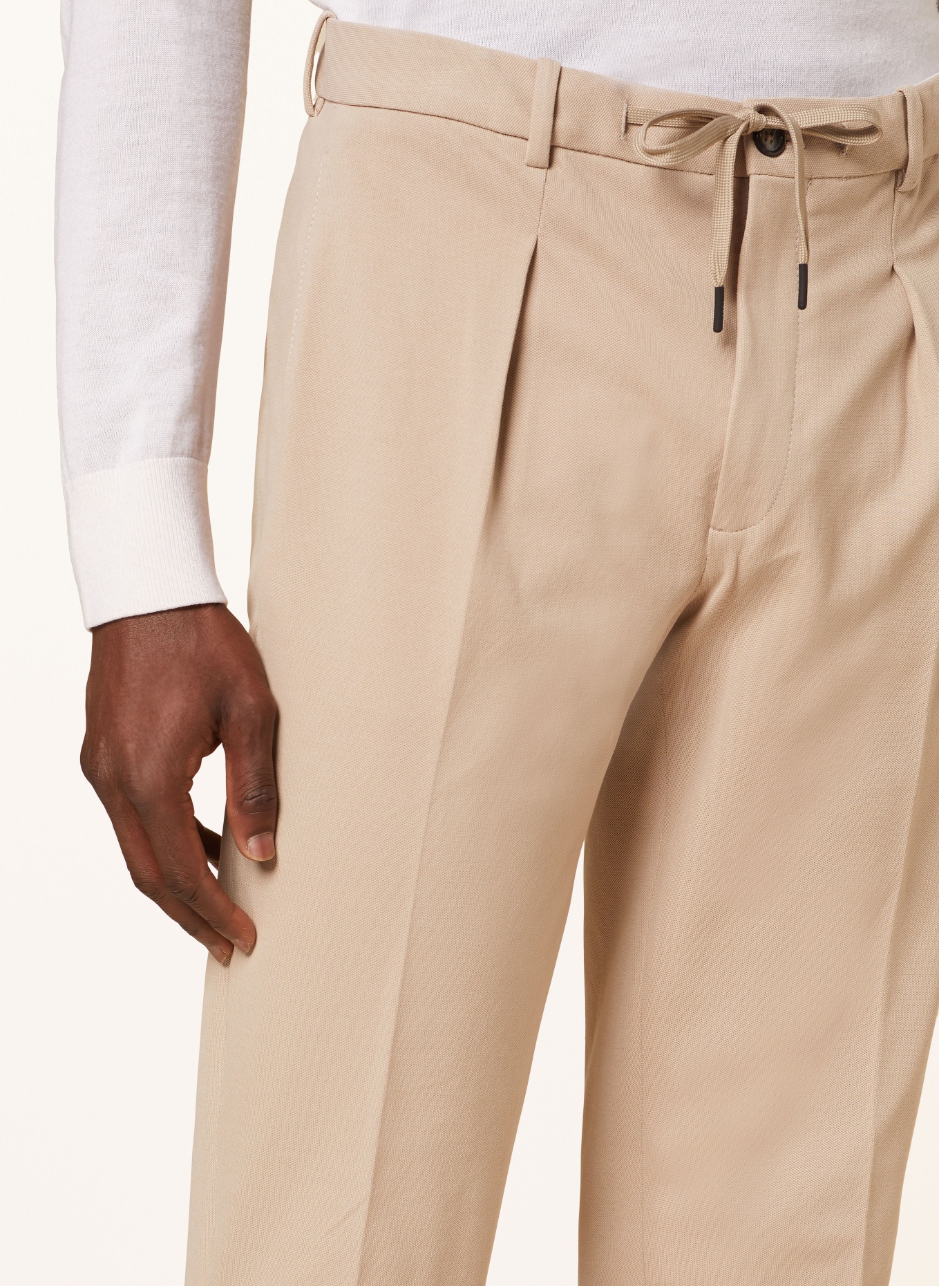 CIRCOLO 1901 Chinos in jogger style slim fit, Color: LIGHT BROWN (Image 5)