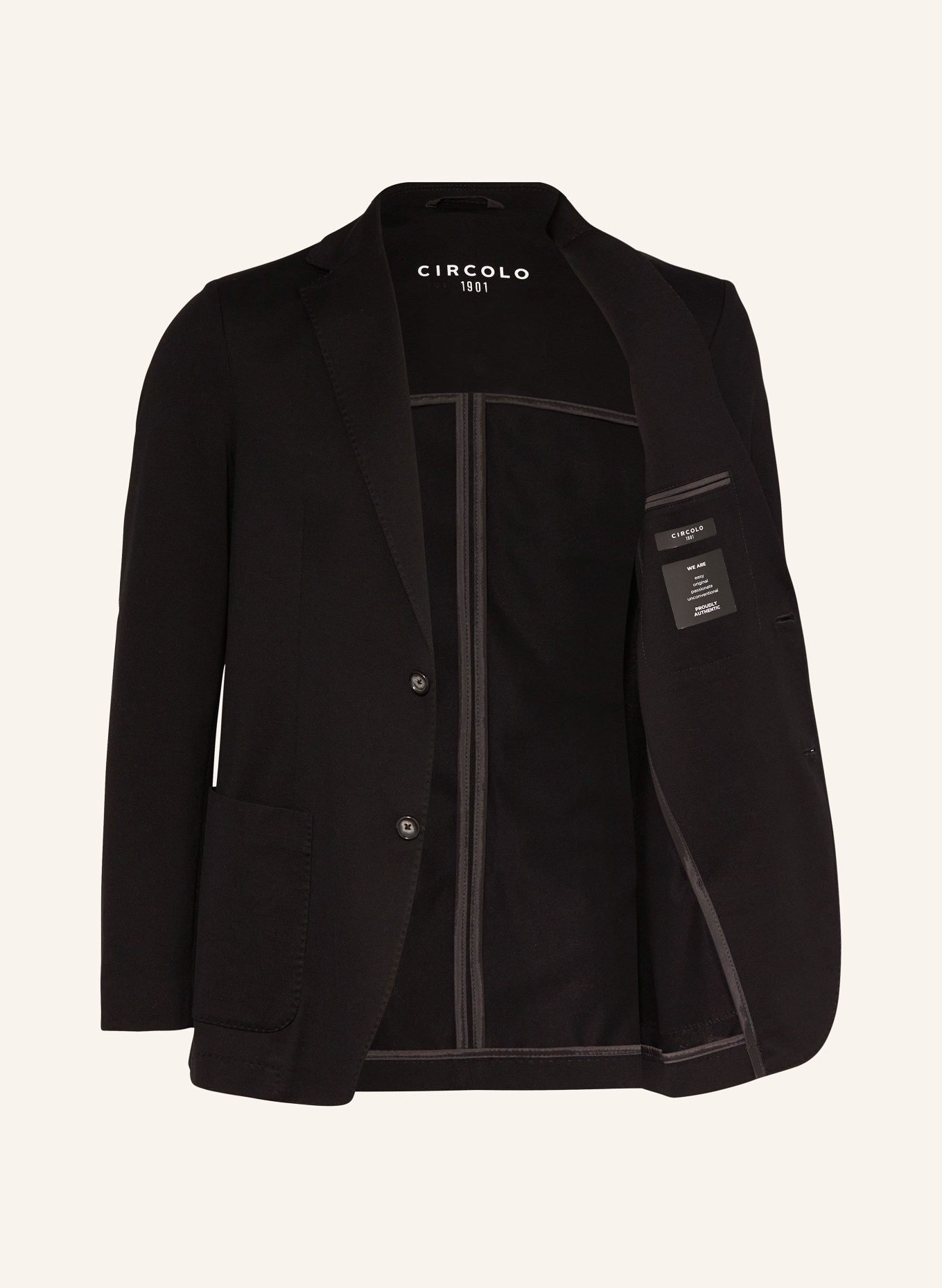 CIRCOLO 1901 Suit jacket extra slim fit, Color: 001 NERO (Image 4)