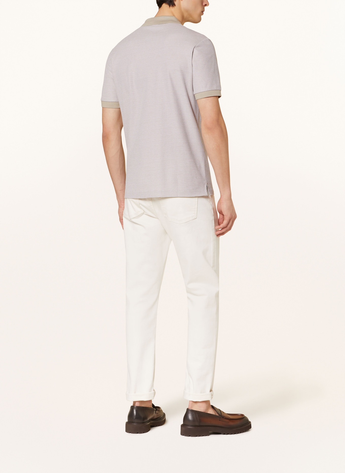 BOSS Piqué-Poloshirt PHILLIPSON Slim Fit, Farbe: BEIGE (Bild 3)