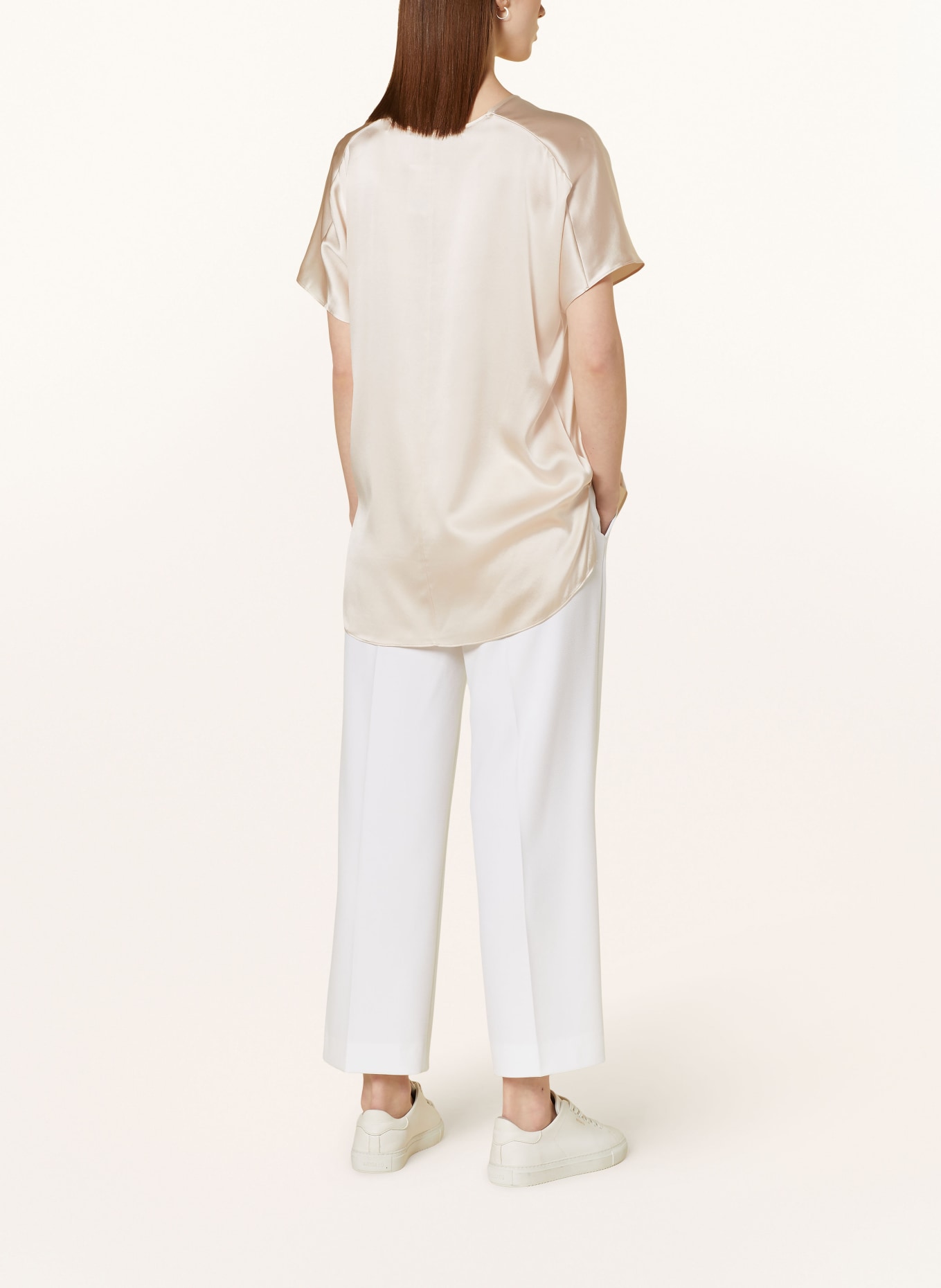HERZEN'S ANGELEGENHEIT Shirt blouse in silk, Color: CREAM (Image 3)