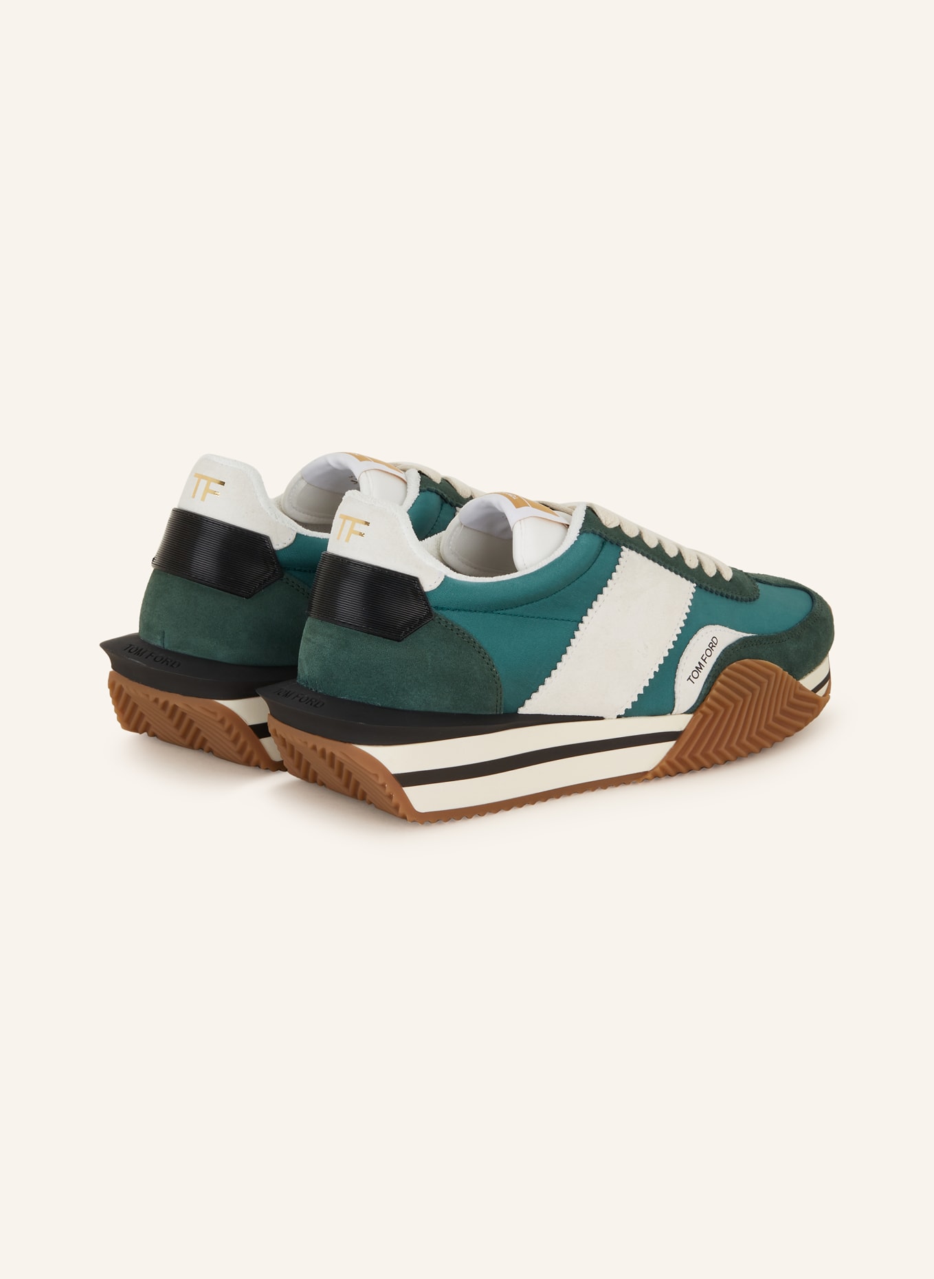 TOM FORD Sneakers JAMES, Color: GREEN/ WHITE (Image 2)