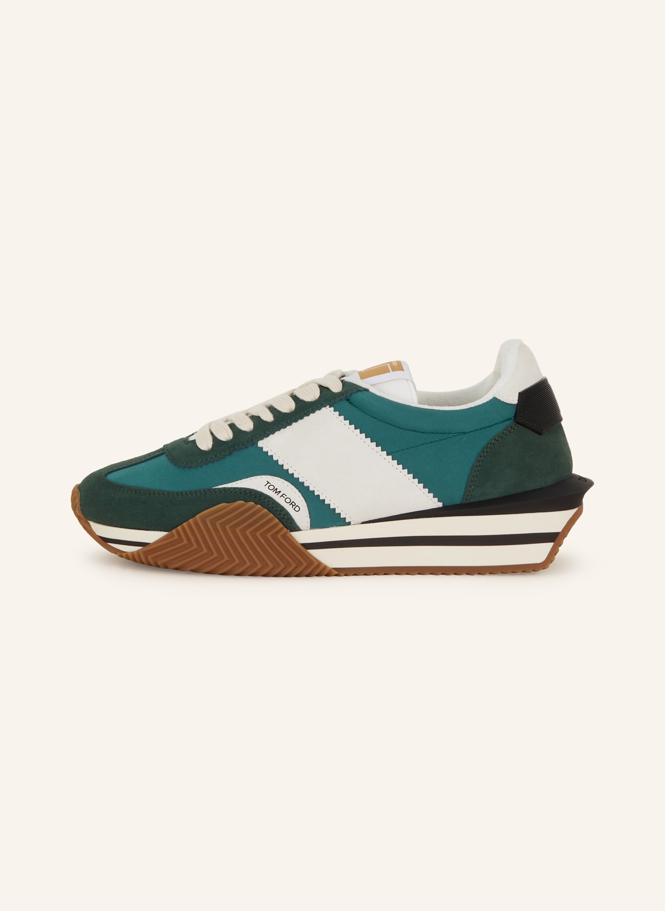 TOM FORD Sneakers JAMES, Color: GREEN/ WHITE (Image 4)
