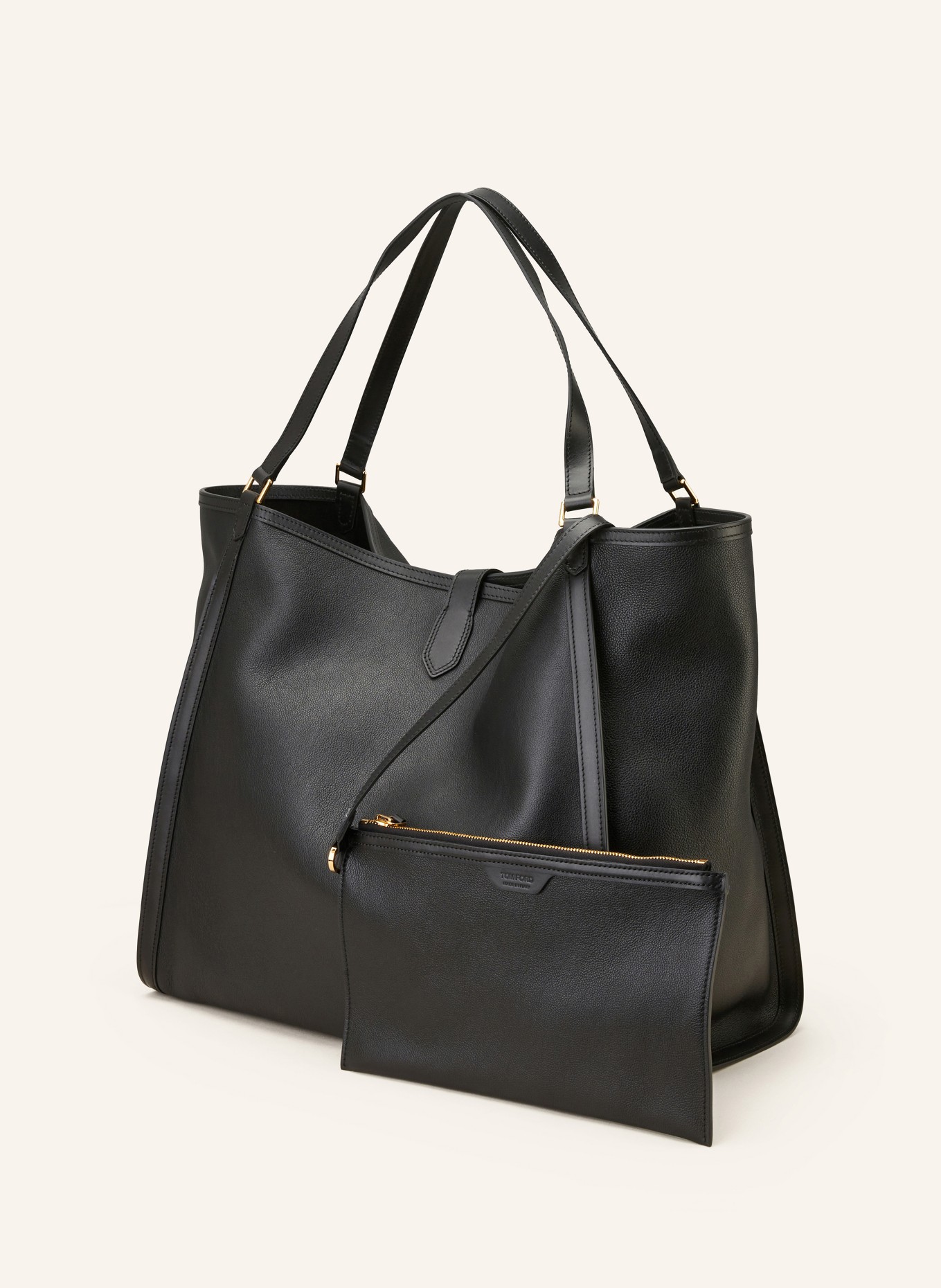 TOM FORD Shopper with pouch, Color: BLACK (Image 2)