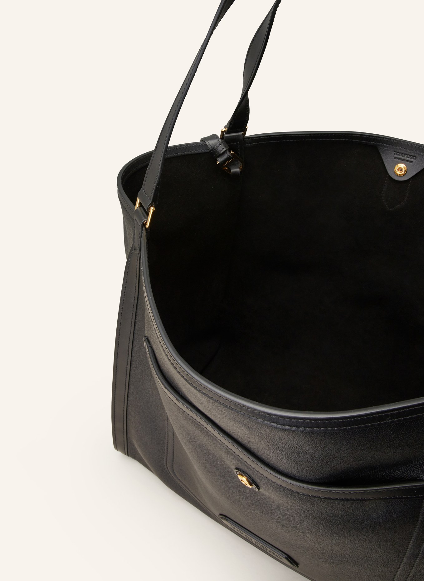 TOM FORD Shopper with pouch, Color: BLACK (Image 3)