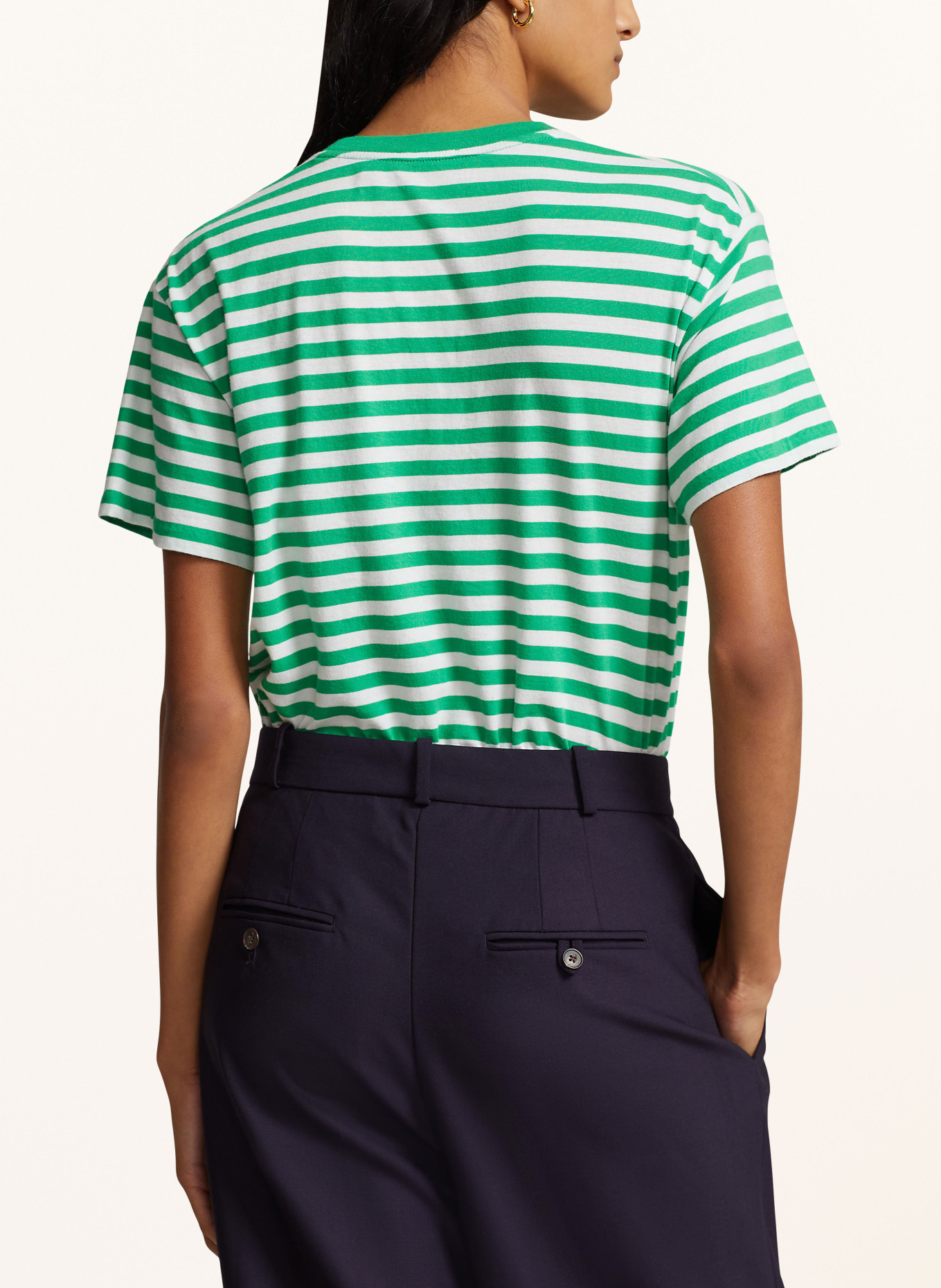 POLO RALPH LAUREN T-shirt, Color: GREEN/ WHITE (Image 3)