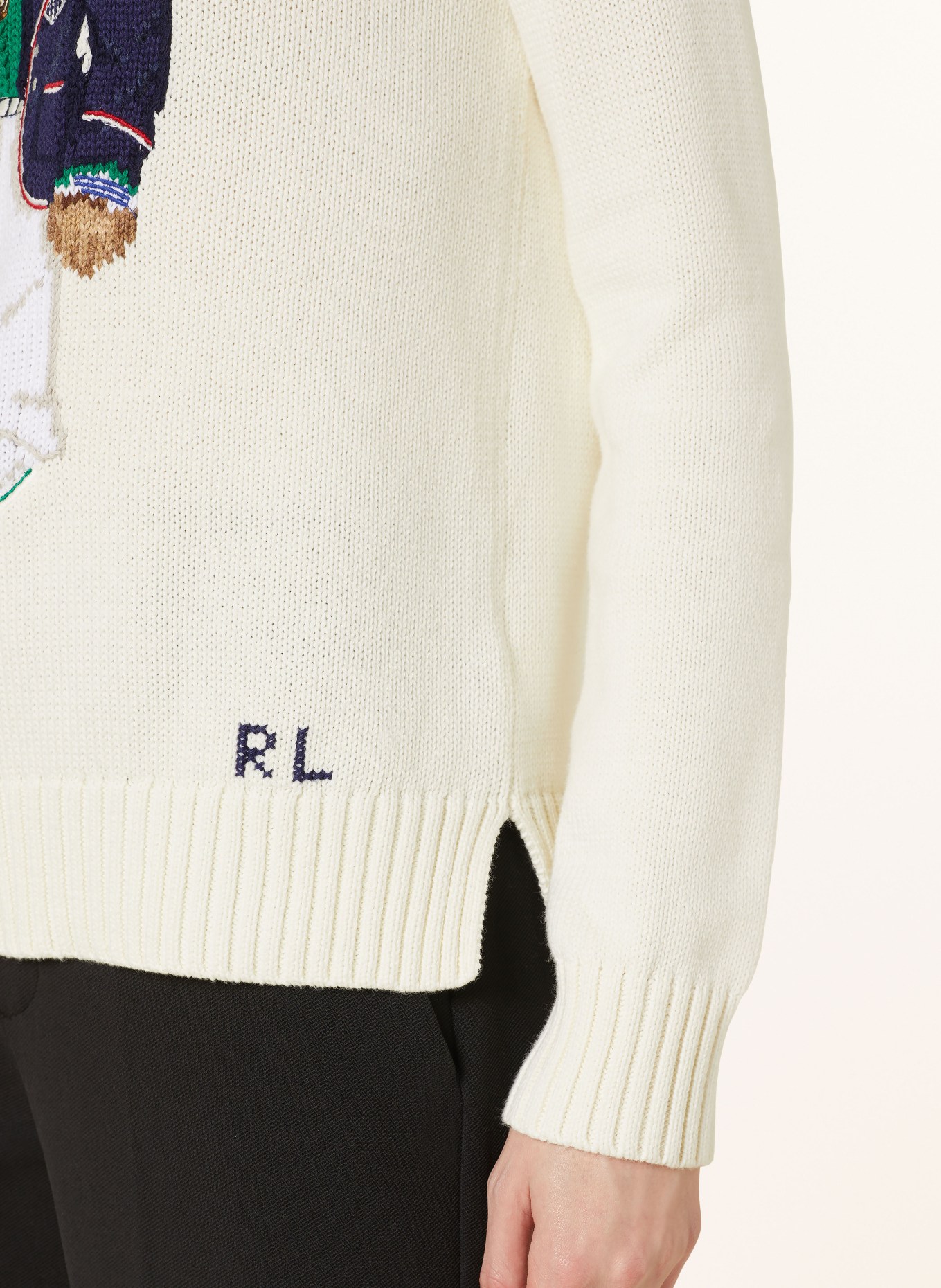 POLO RALPH LAUREN Sweter, Kolor: KREMOWY/ GRANATOWY/ ZIELONY (Obrazek 4)
