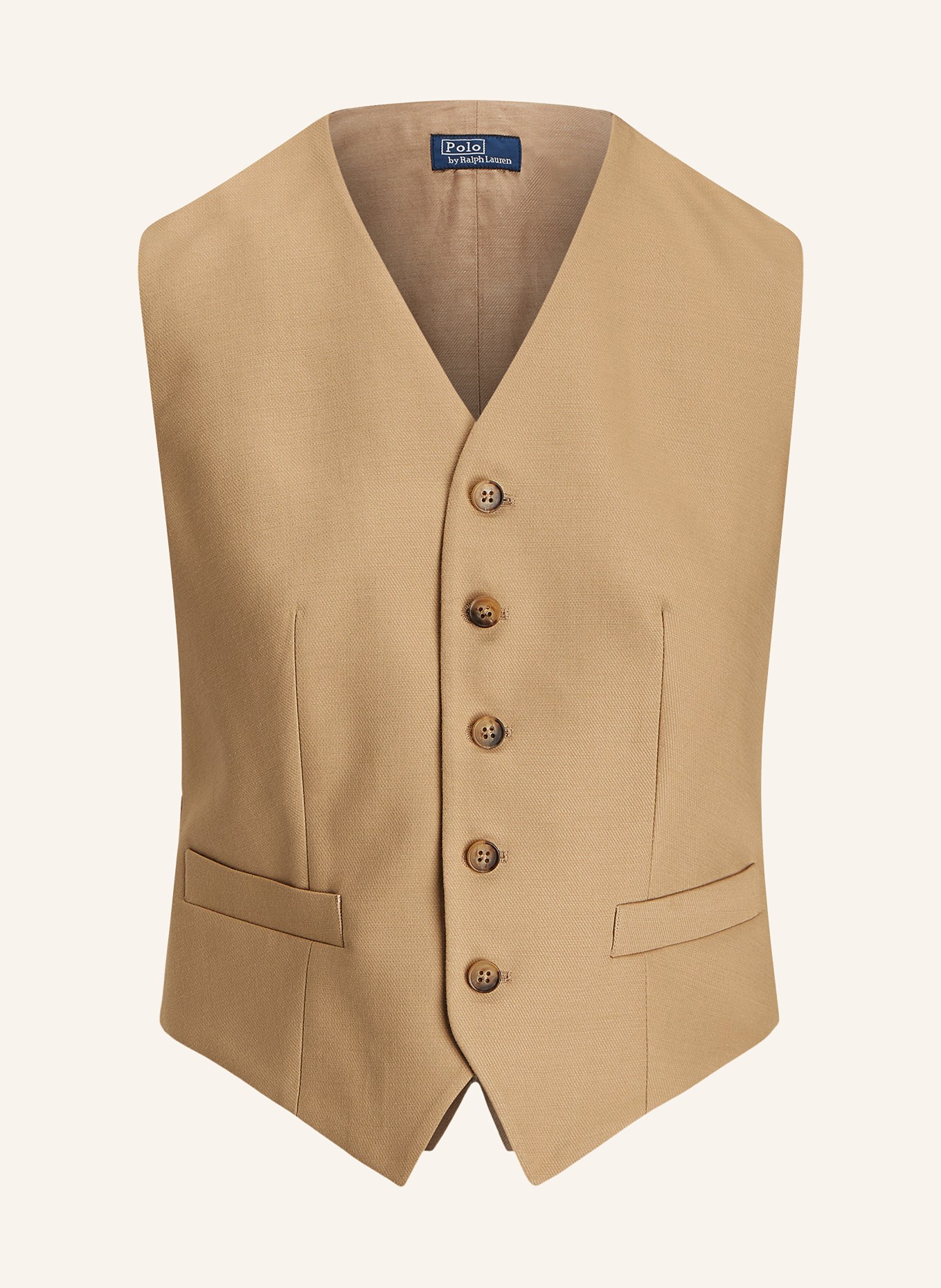 POLO RALPH LAUREN Blazer vest, Color: LIGHT BROWN (Image 1)