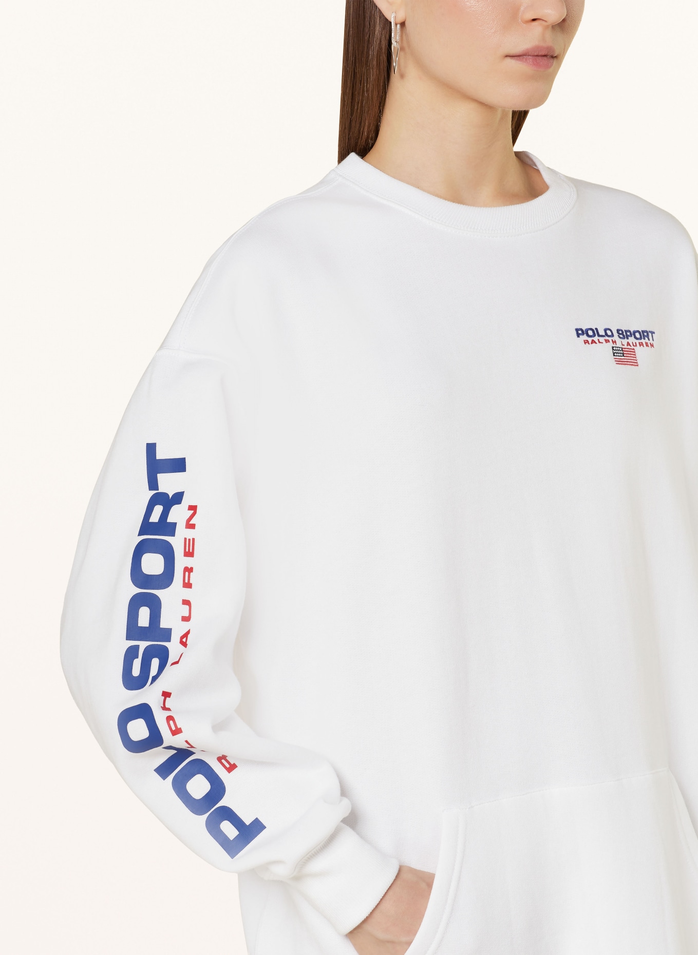 POLO SPORT Sweatshirt, Color: WHITE (Image 4)