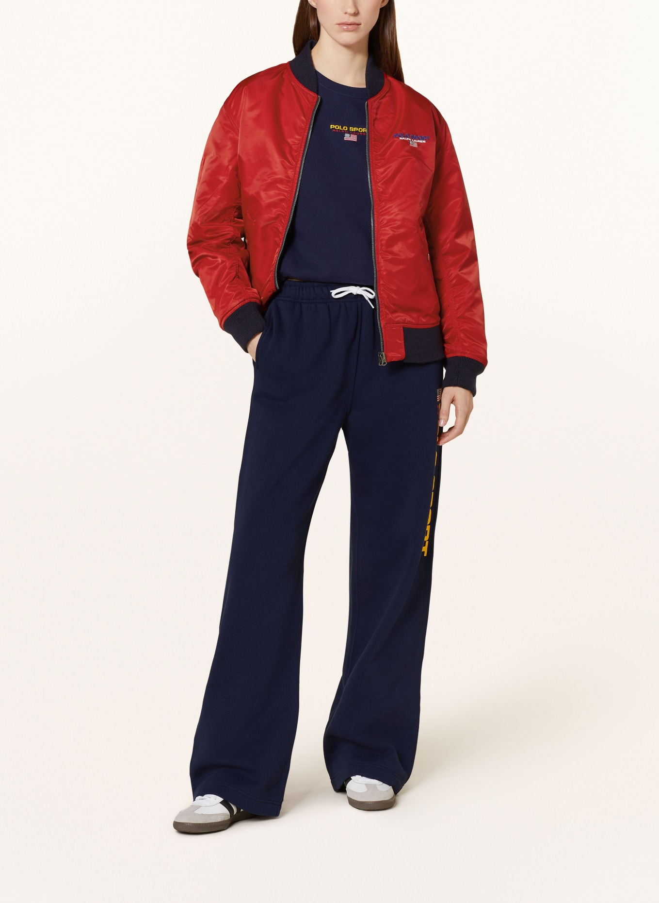 POLO SPORT Reversible bomber jacket, Color: DARK BLUE/ RED (Image 2)