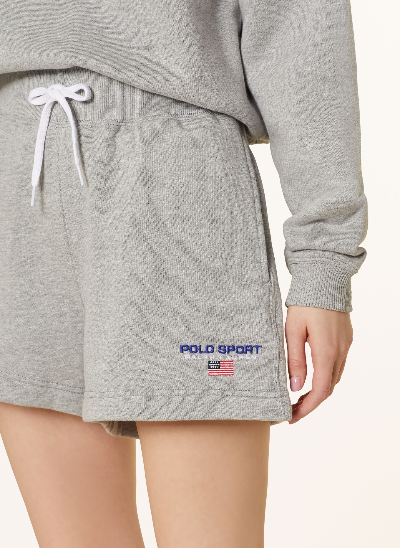 POLO SPORT Sweat shorts, Color: GRAY (Image 5)
