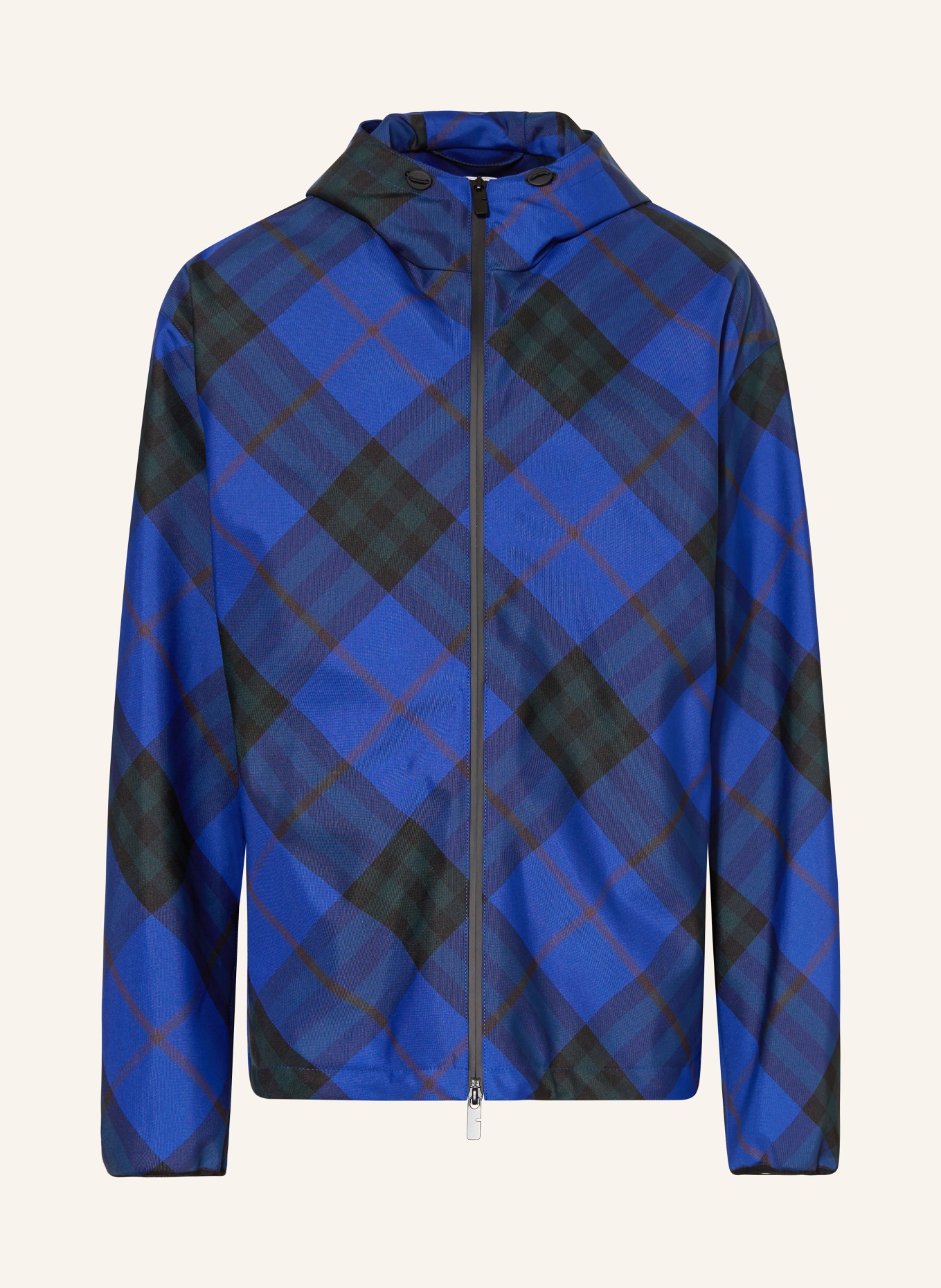 BURBERRY Jacket, Color: DARK BLUE/ BLUE/ GREEN (Image 1)
