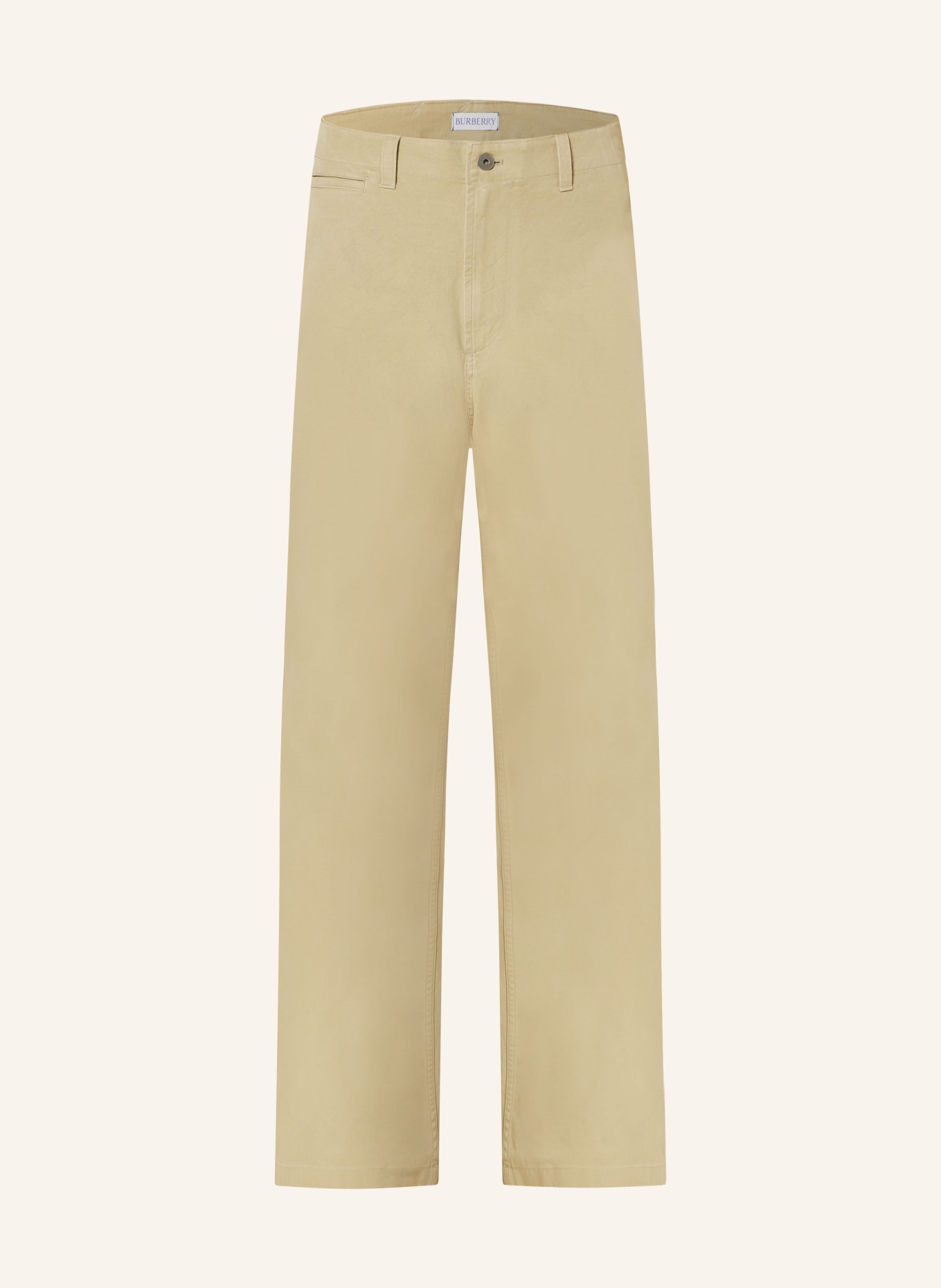 BURBERRY Chinos regular fit, Color: LIGHT BROWN (Image 1)