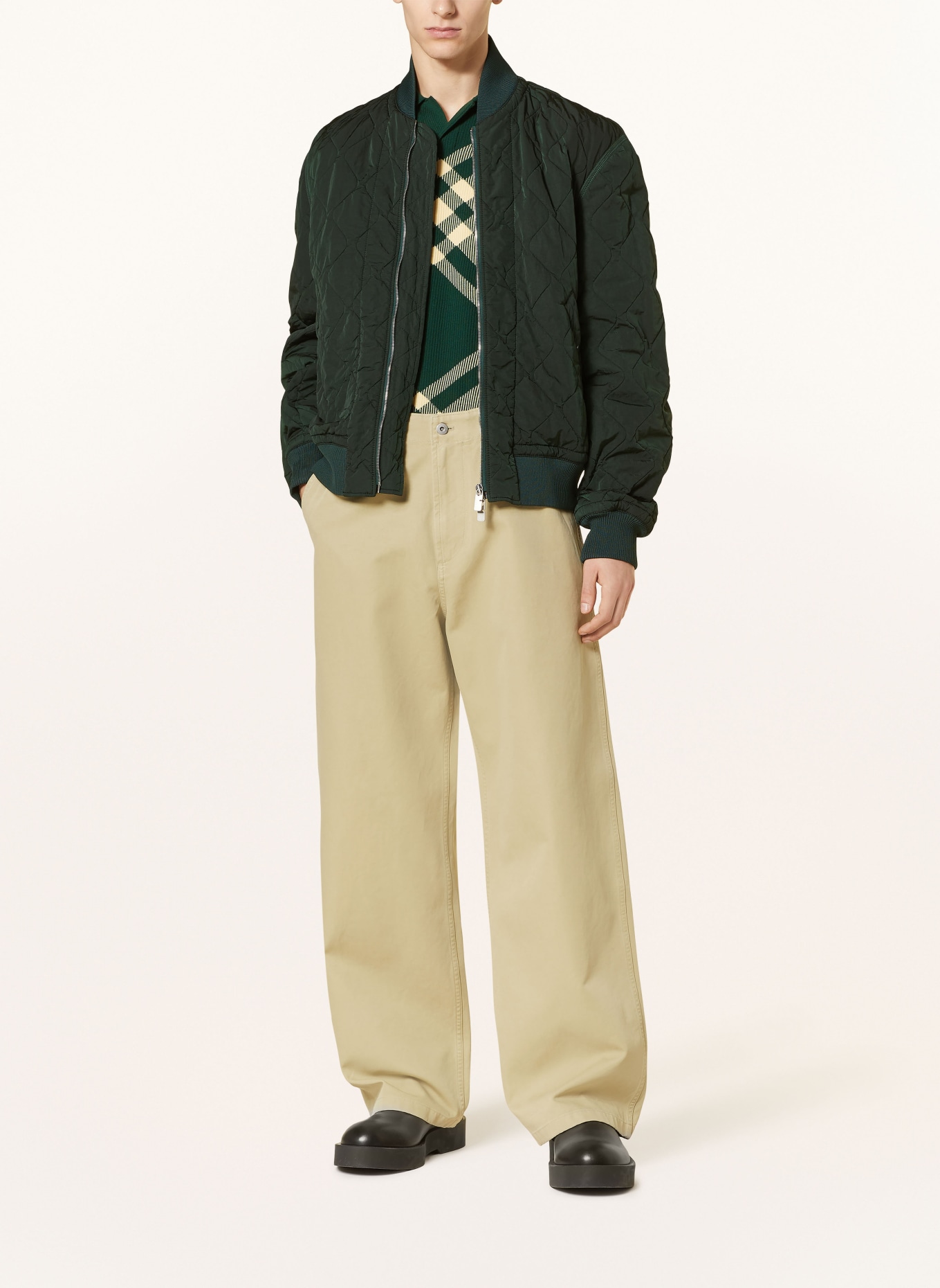 BURBERRY Chinos regular fit, Color: LIGHT BROWN (Image 2)