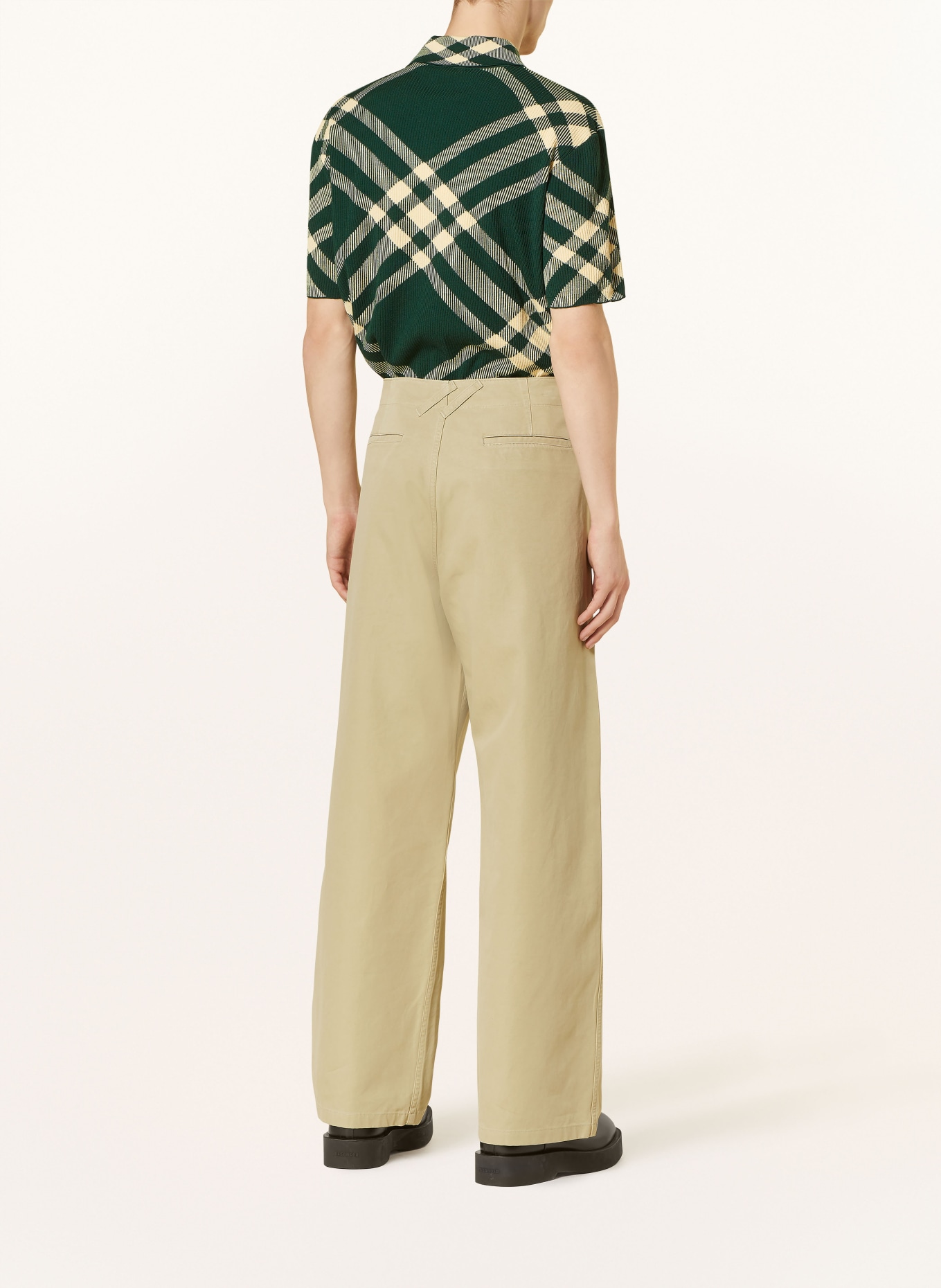 BURBERRY Chinos regular fit, Color: LIGHT BROWN (Image 3)