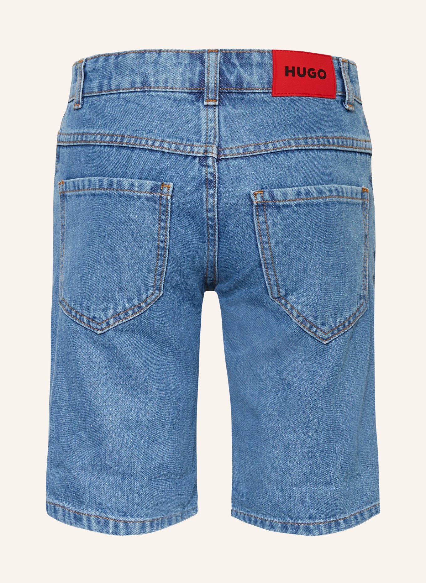 HUGO Szorty jeansowe 677 regular fit, Kolor: Z74 bleich wächst (Obrazek 2)